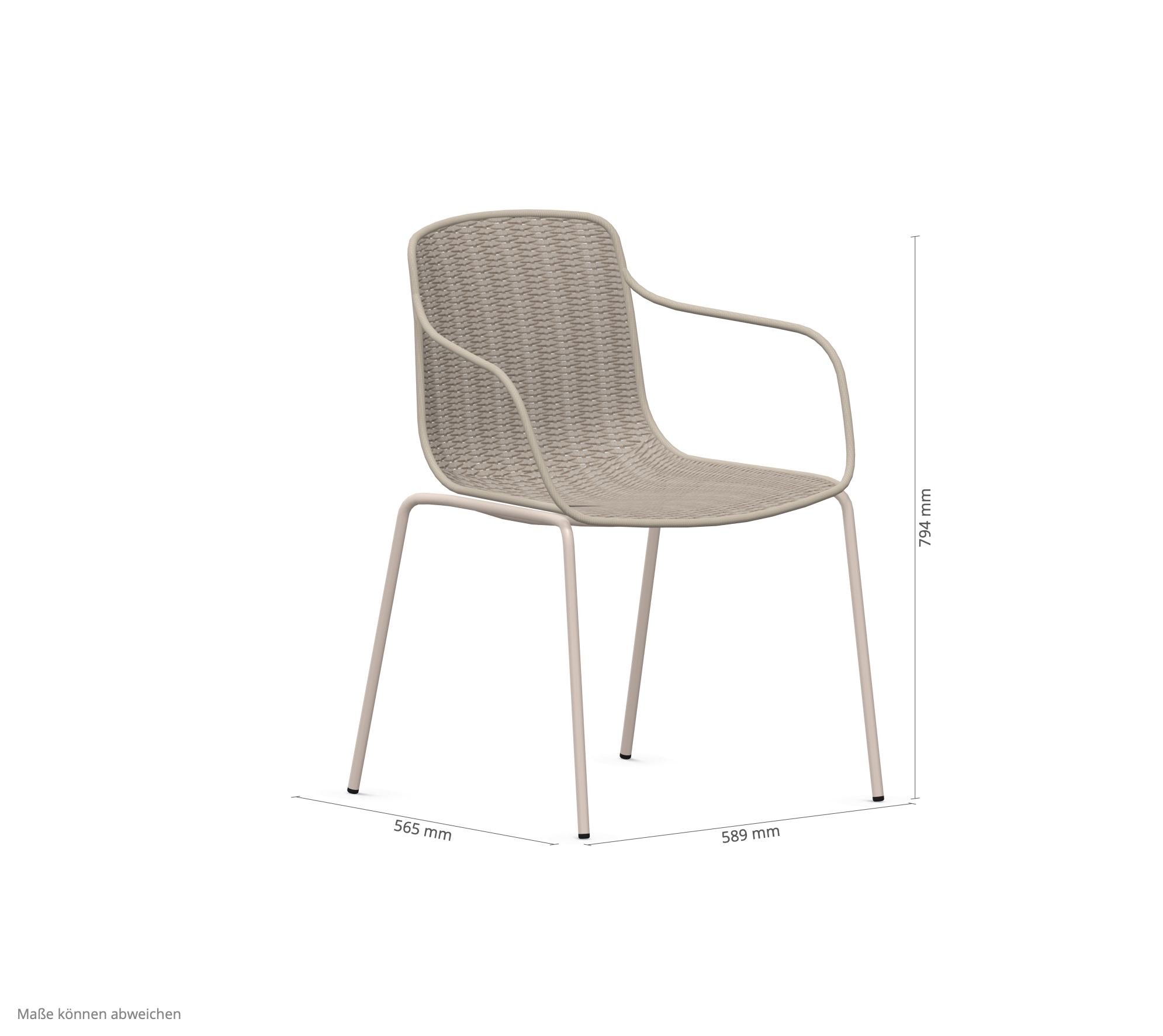 expormim I Lapala Stuhl mit Armlehnen 2er Set