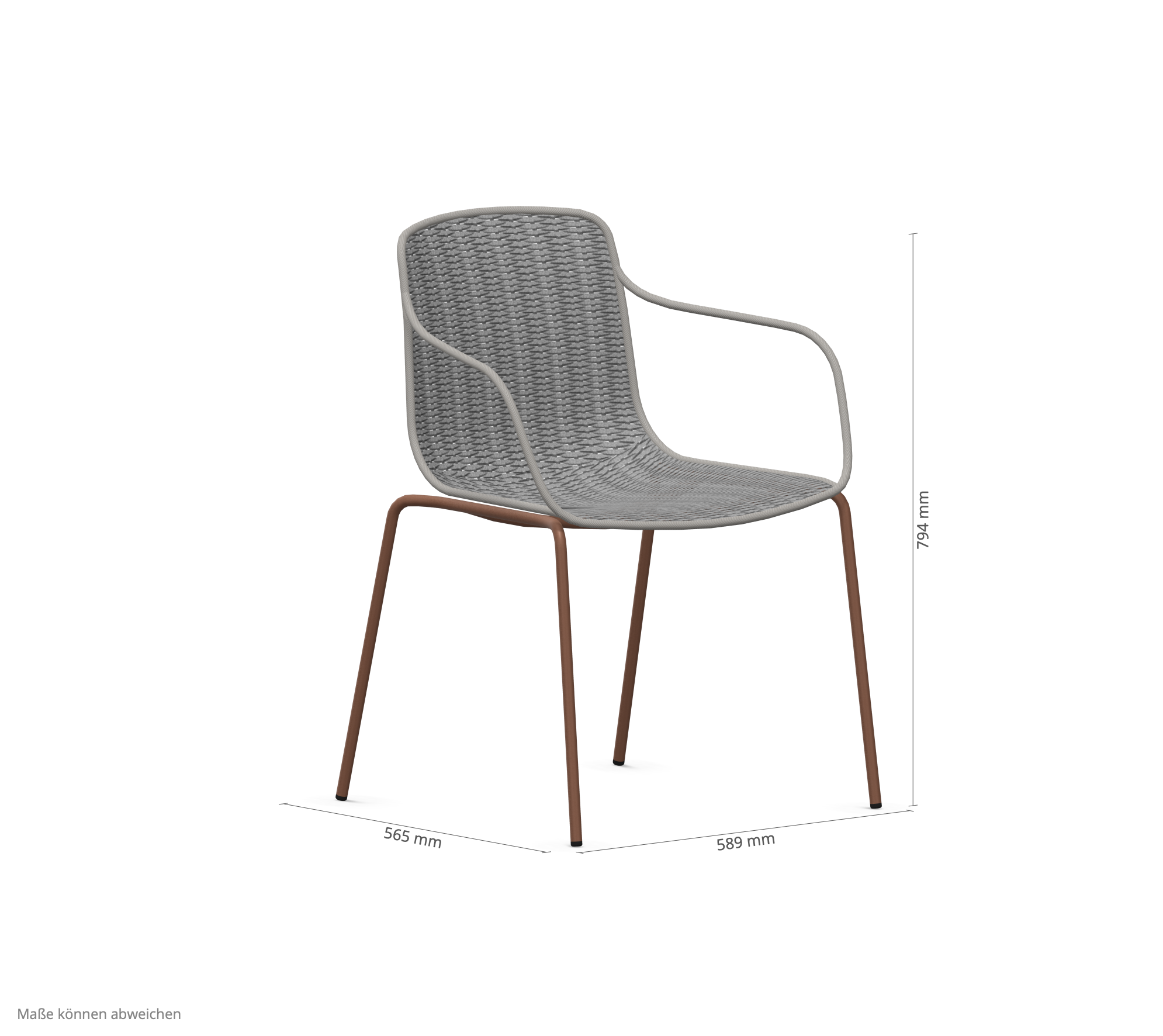 expormim I Lapala Stuhl mit Armlehnen 2er Set