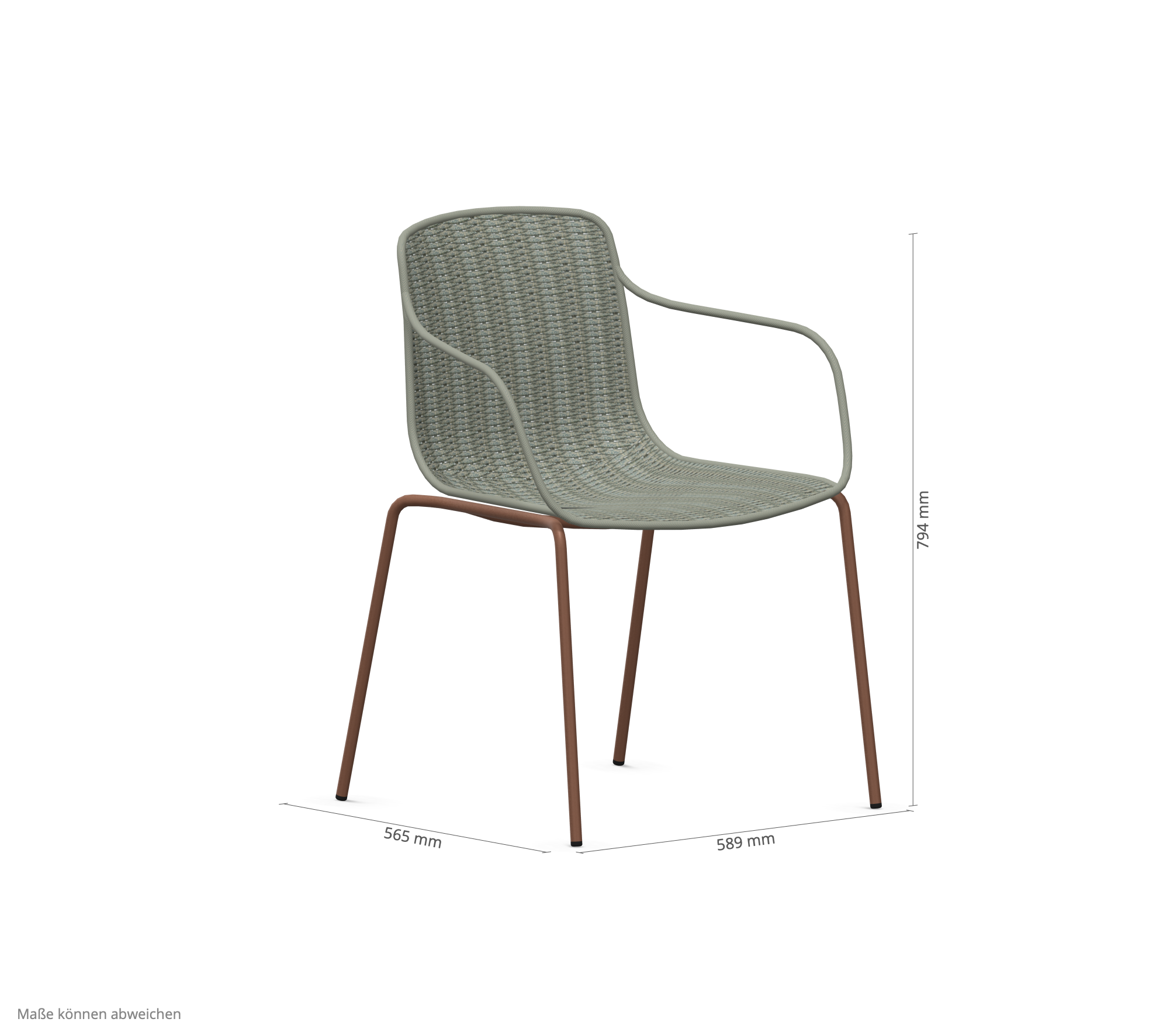 expormim I Lapala Stuhl mit Armlehnen 2er Set