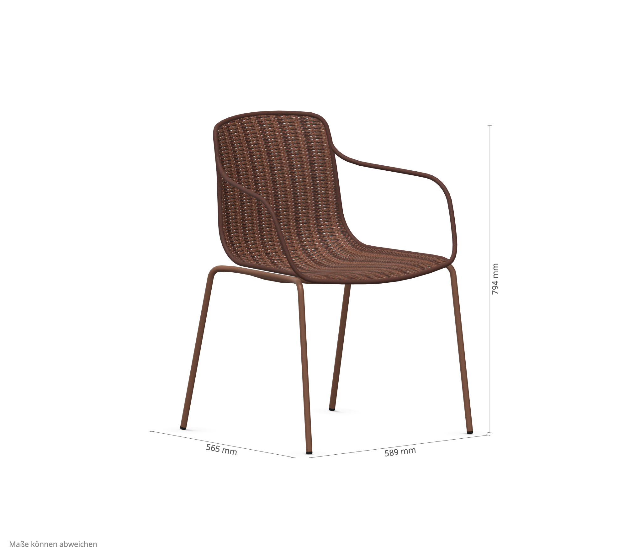 expormim I Lapala Stuhl mit Armlehnen 2er Set