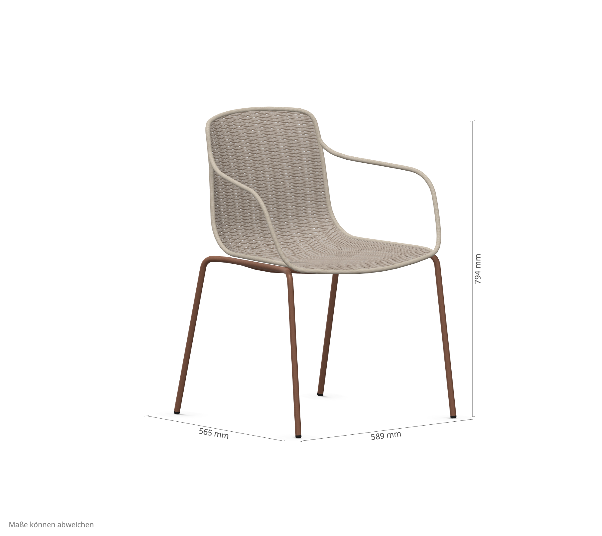 expormim I Lapala Stuhl mit Armlehnen 2er Set