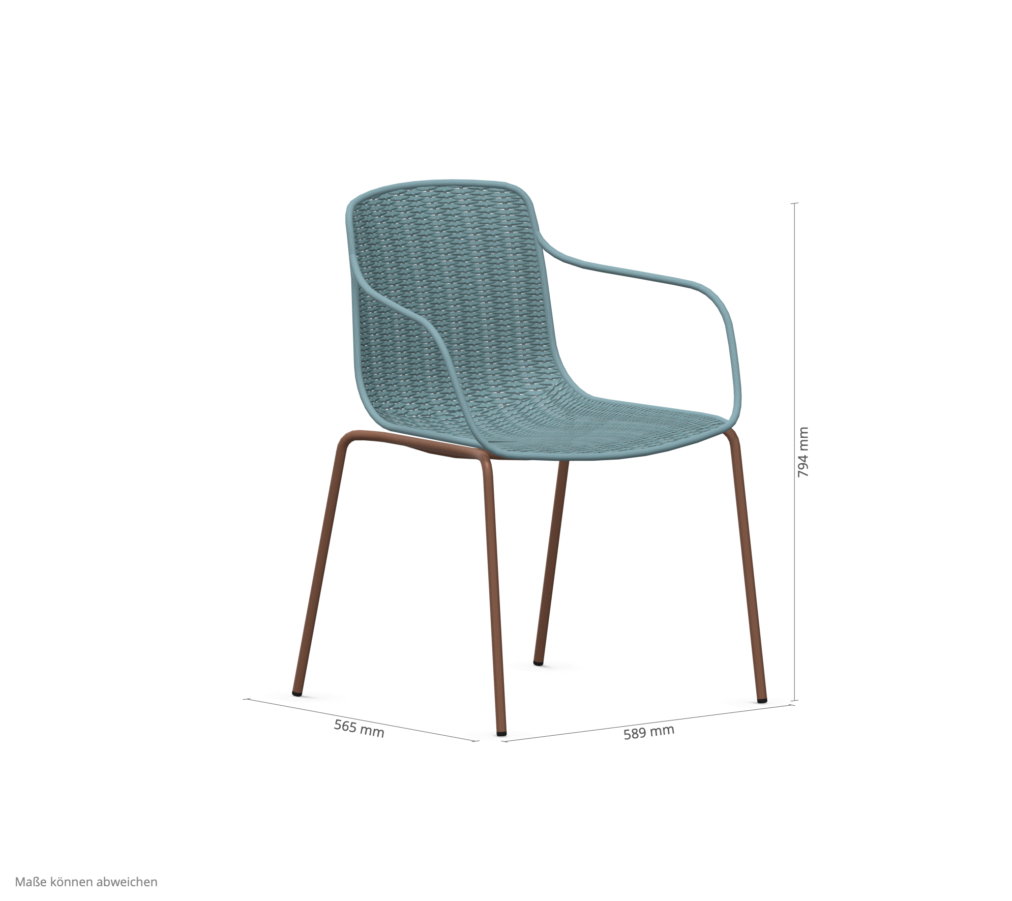 expormim I Lapala Stuhl mit Armlehnen 2er Set