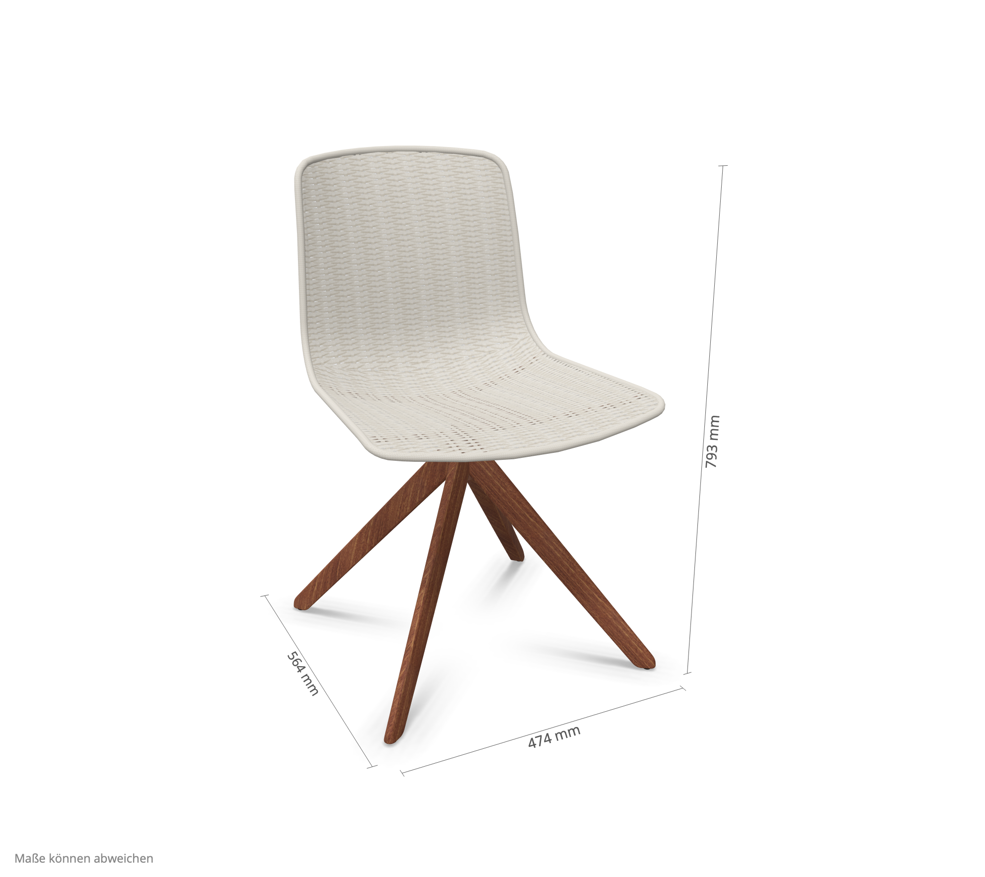 expormim I Lapala Stuhl mit Pyramidenbeinen