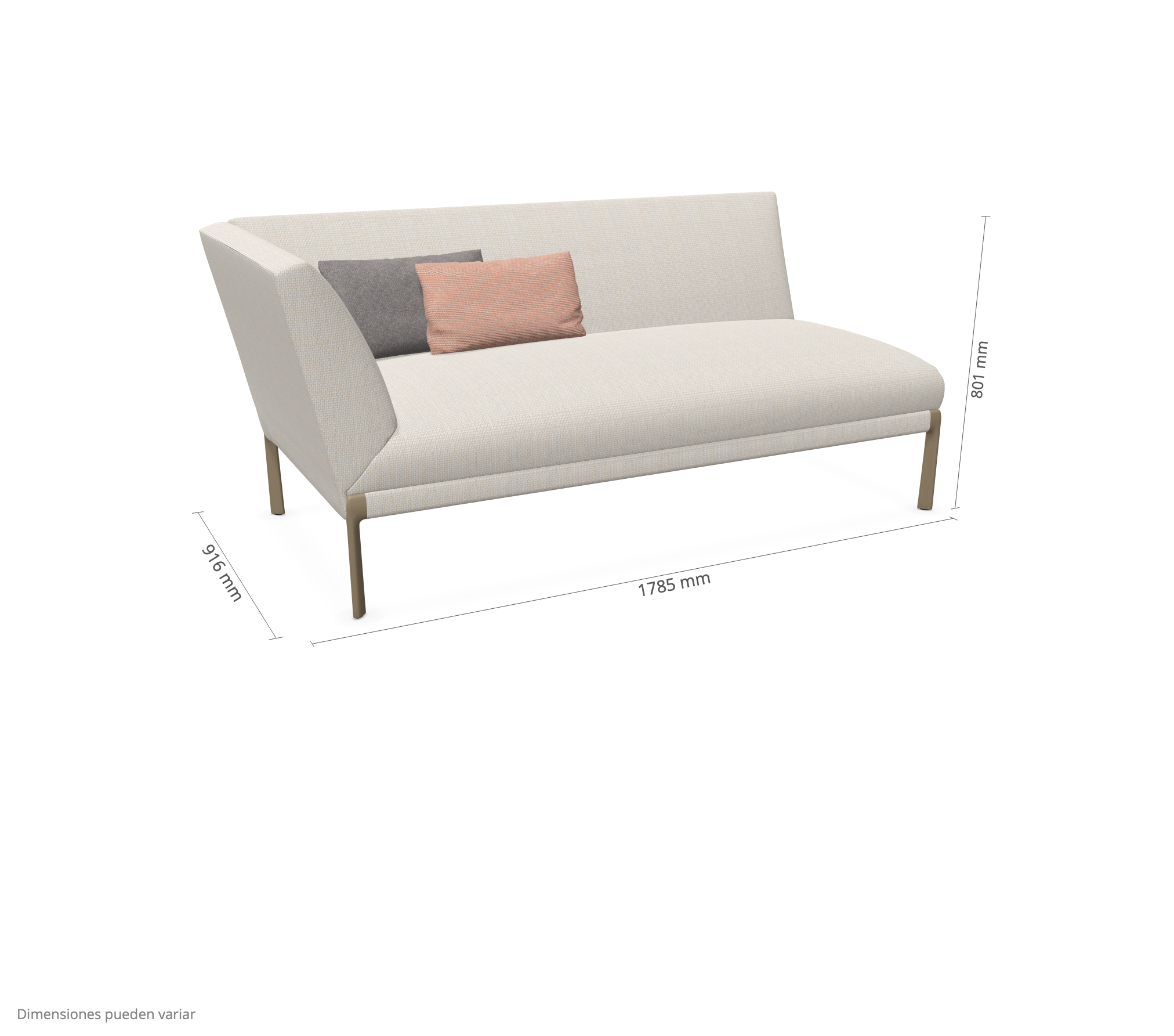 expormim I Livit Abschlusssofa links