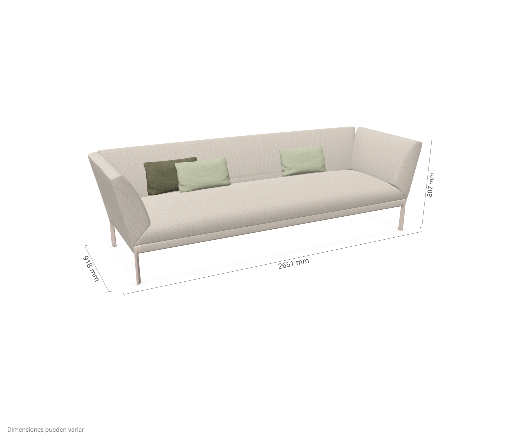 expormim I Livit Sofa 265 cm