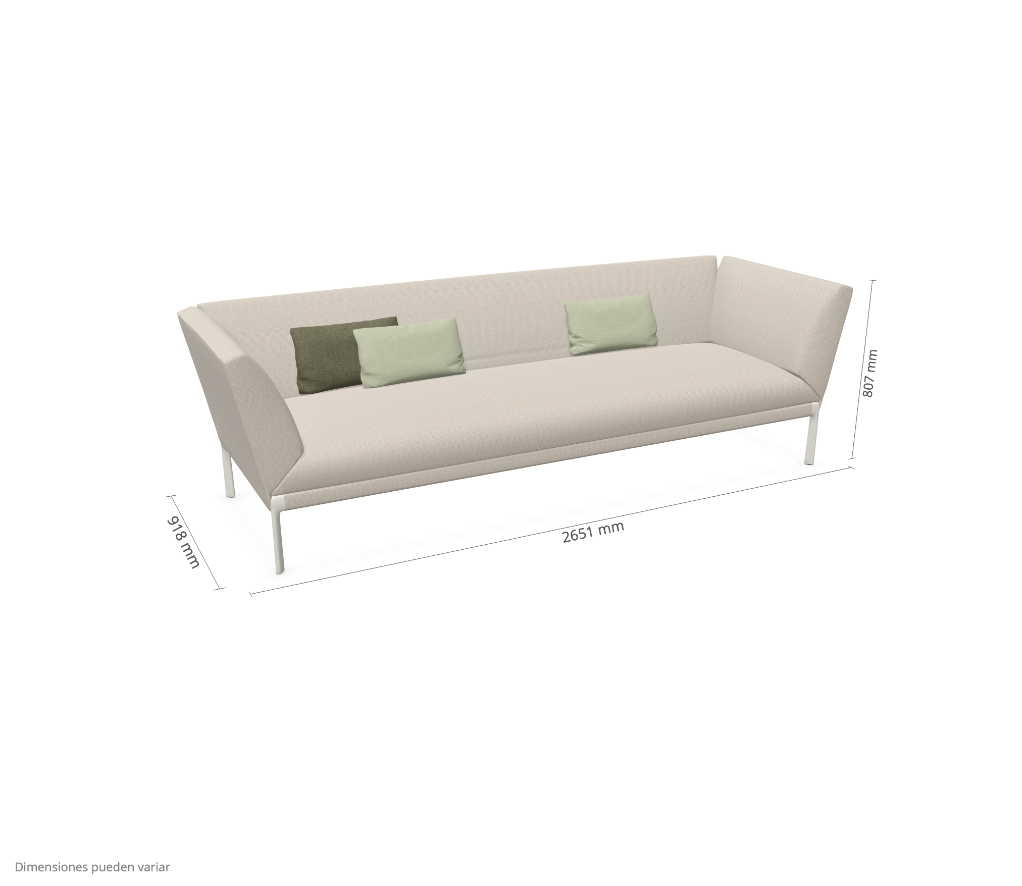 expormim I Livit Sofa 265 cm