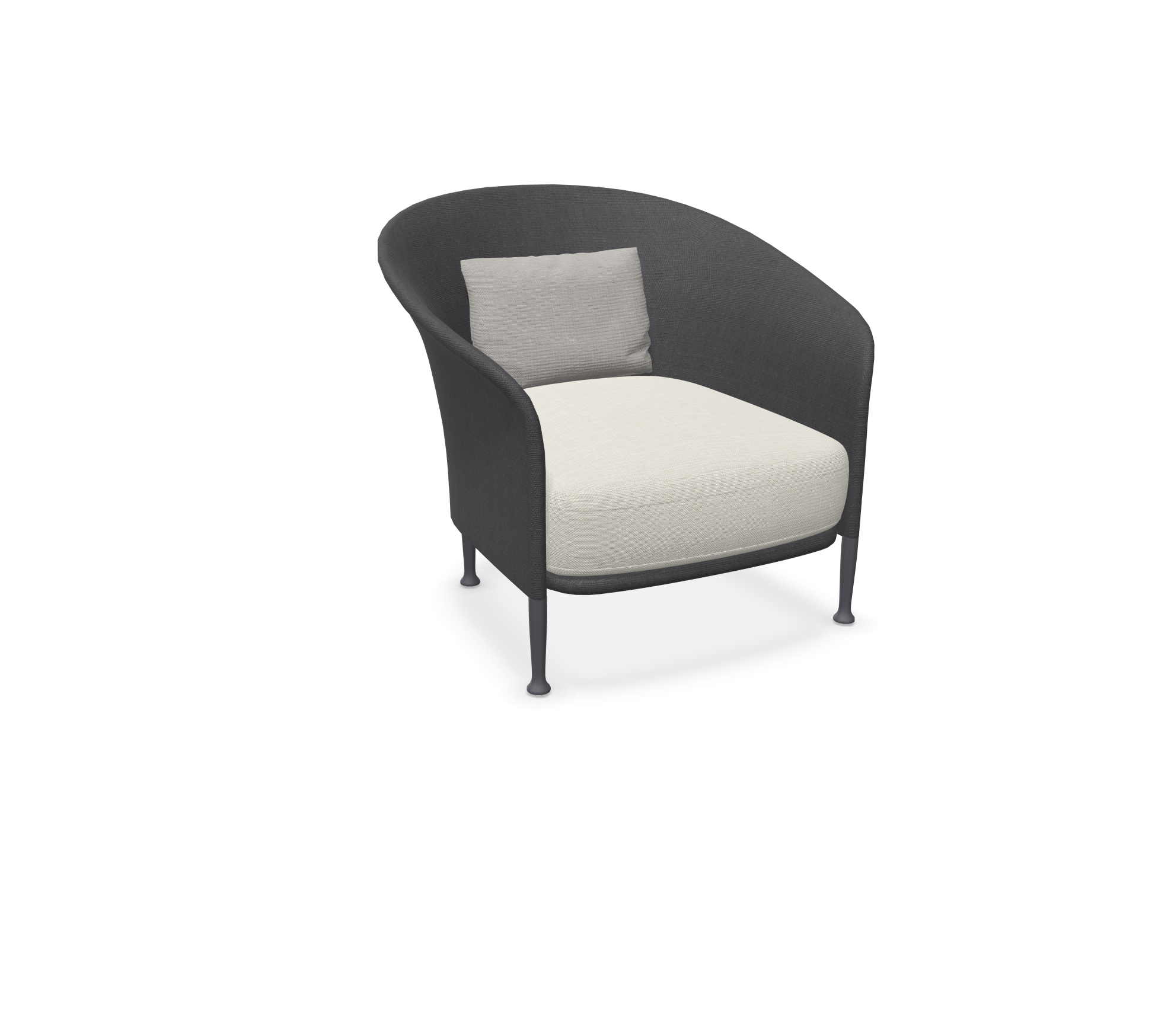 expormim I Liz armchair with low backrest
