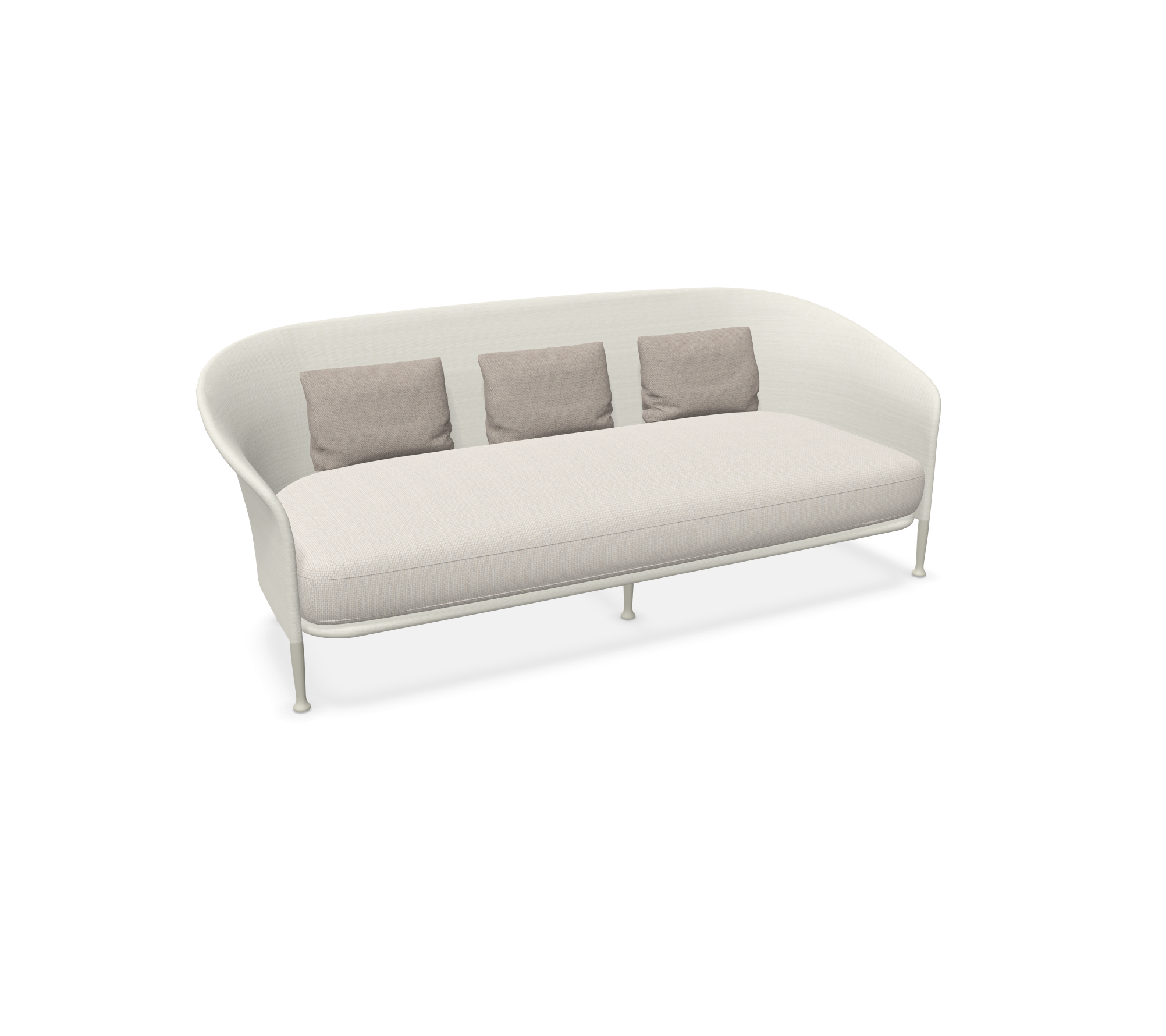 expormim | Liz Sofa mit niedriger Rückenlehne 202 cm