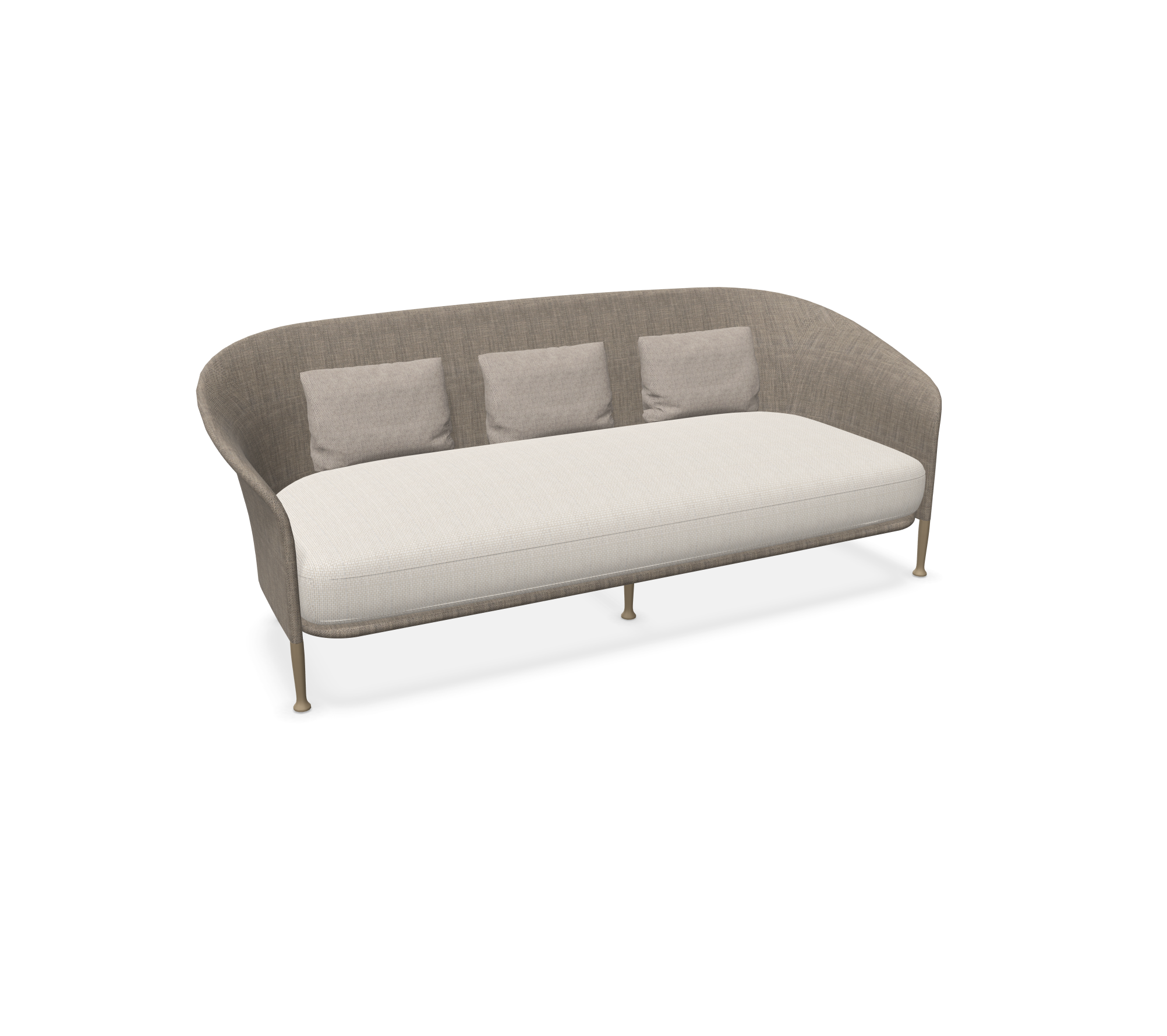 expormim | Liz Sofa mit niedriger Rückenlehne 202 cm