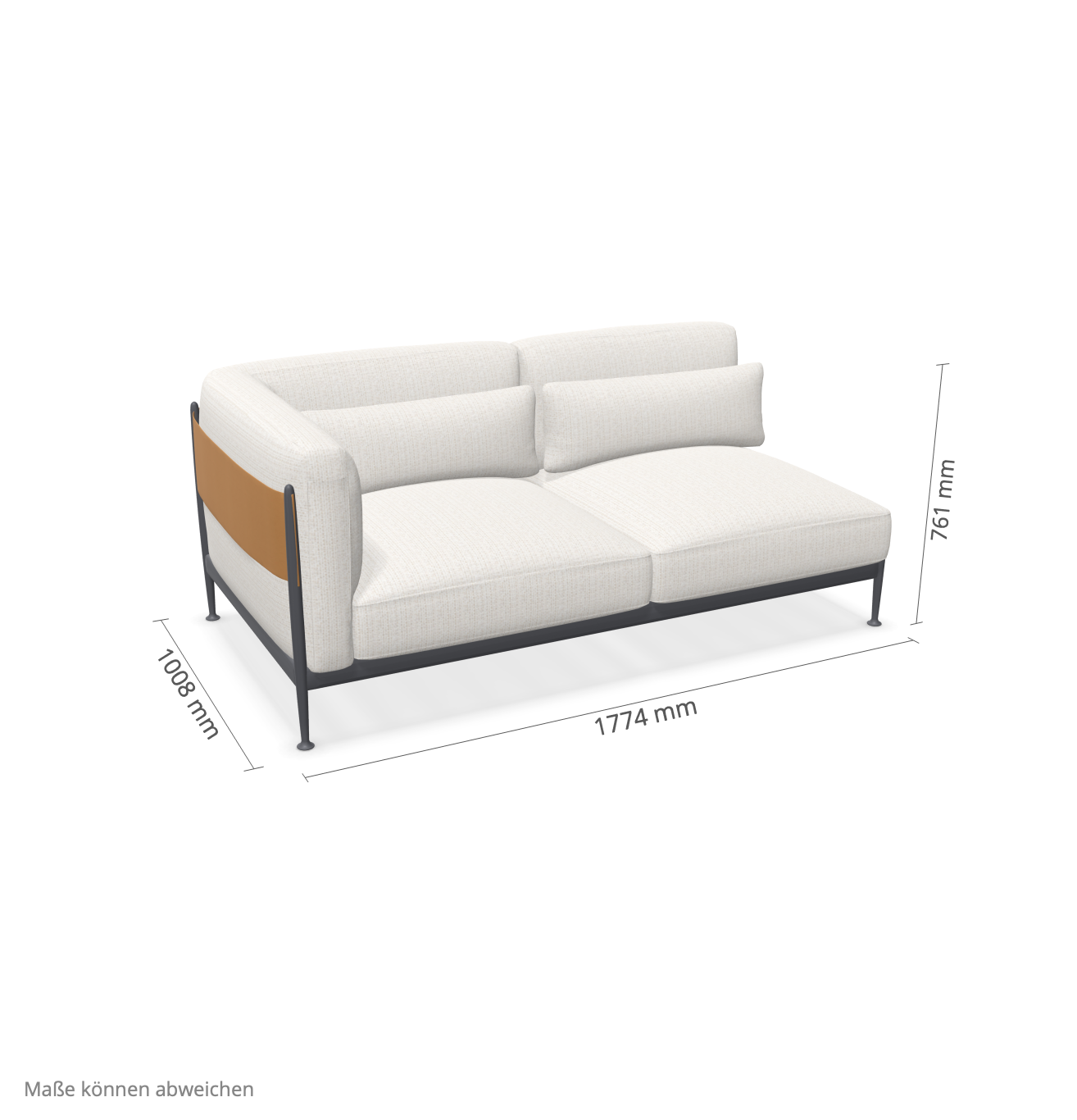 expormim I Obi Abschlusssofa links