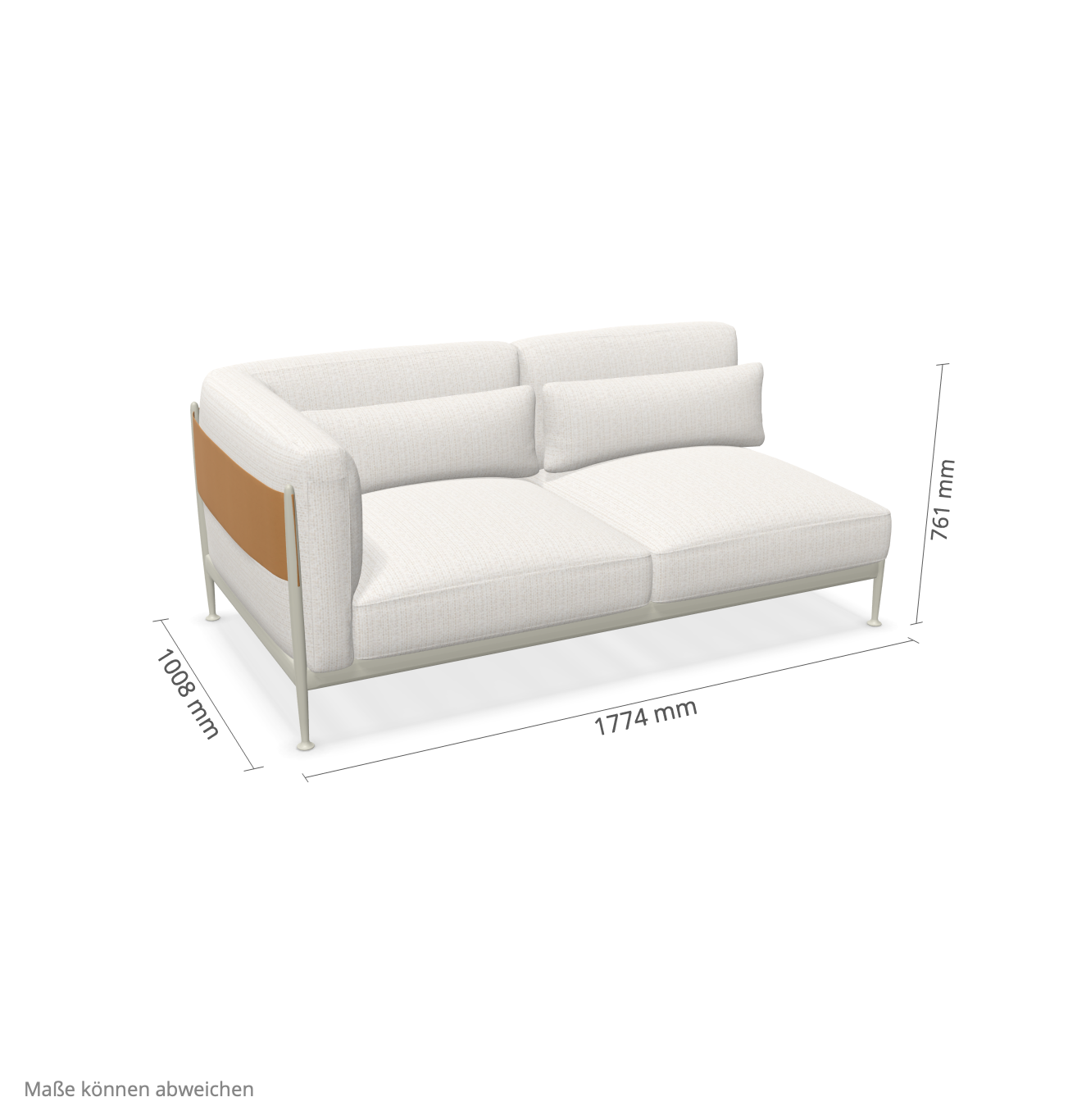 expormim I Obi Abschlusssofa links