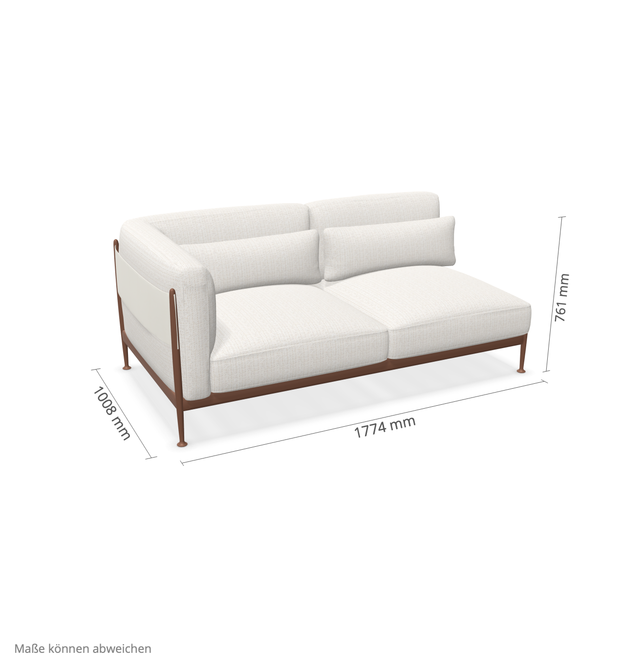 expormim I Obi Abschlusssofa links