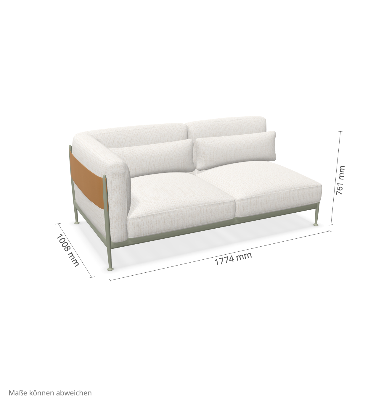 expormim I Obi Abschlusssofa links