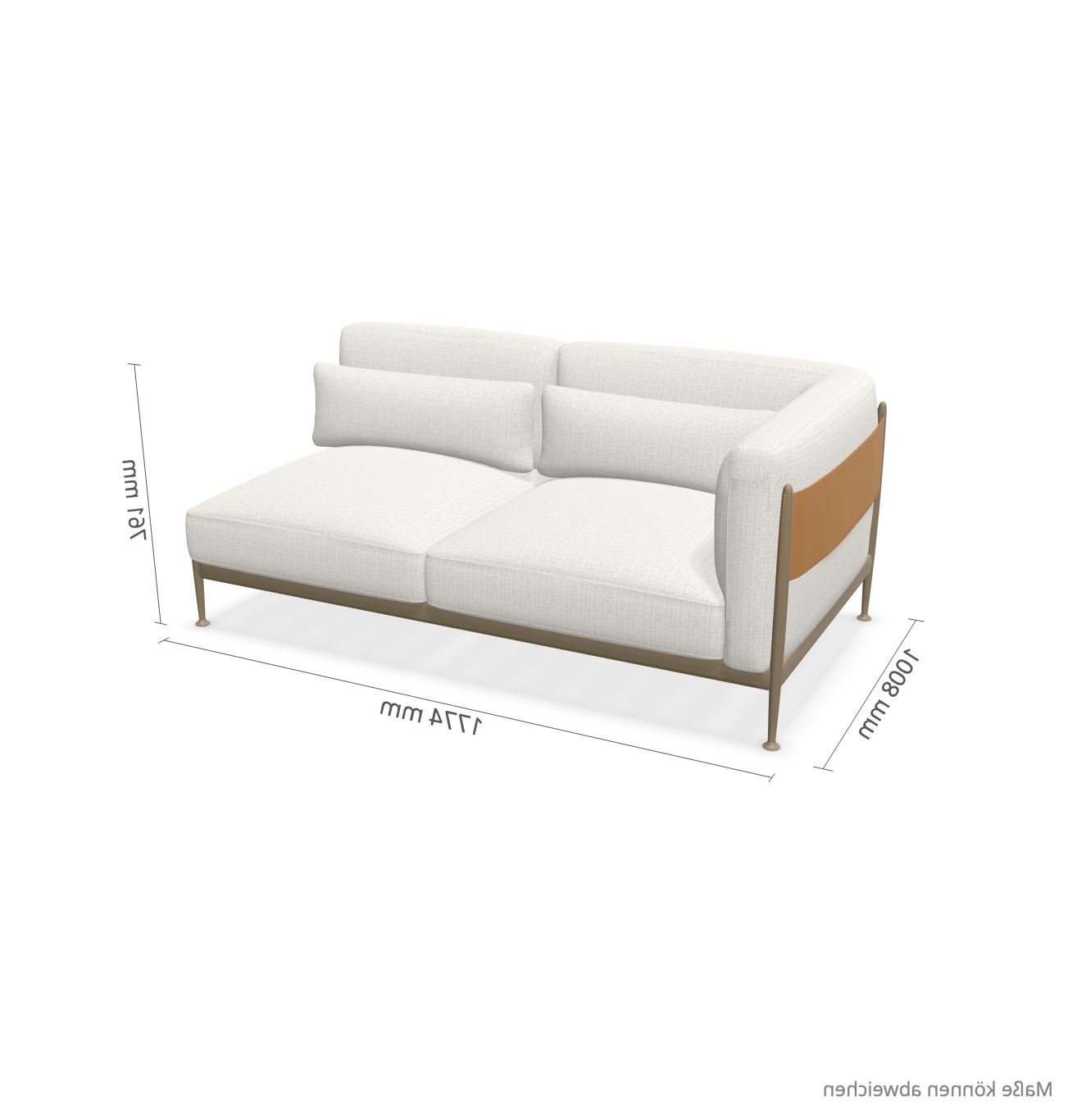 expormim I Obi Abschlusssofa rechts