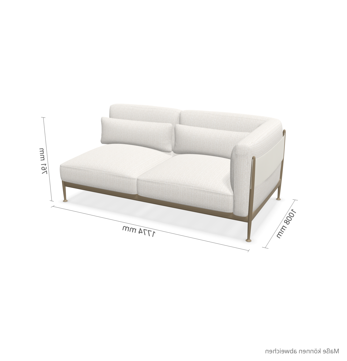 expormim I Obi Abschlusssofa rechts