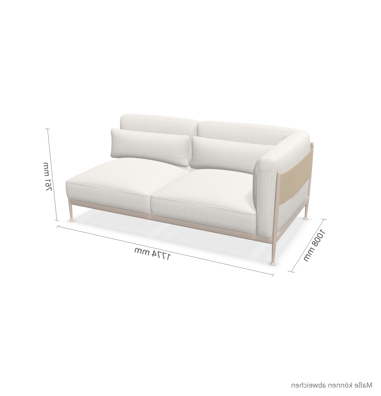 expormim I Obi Abschlusssofa rechts