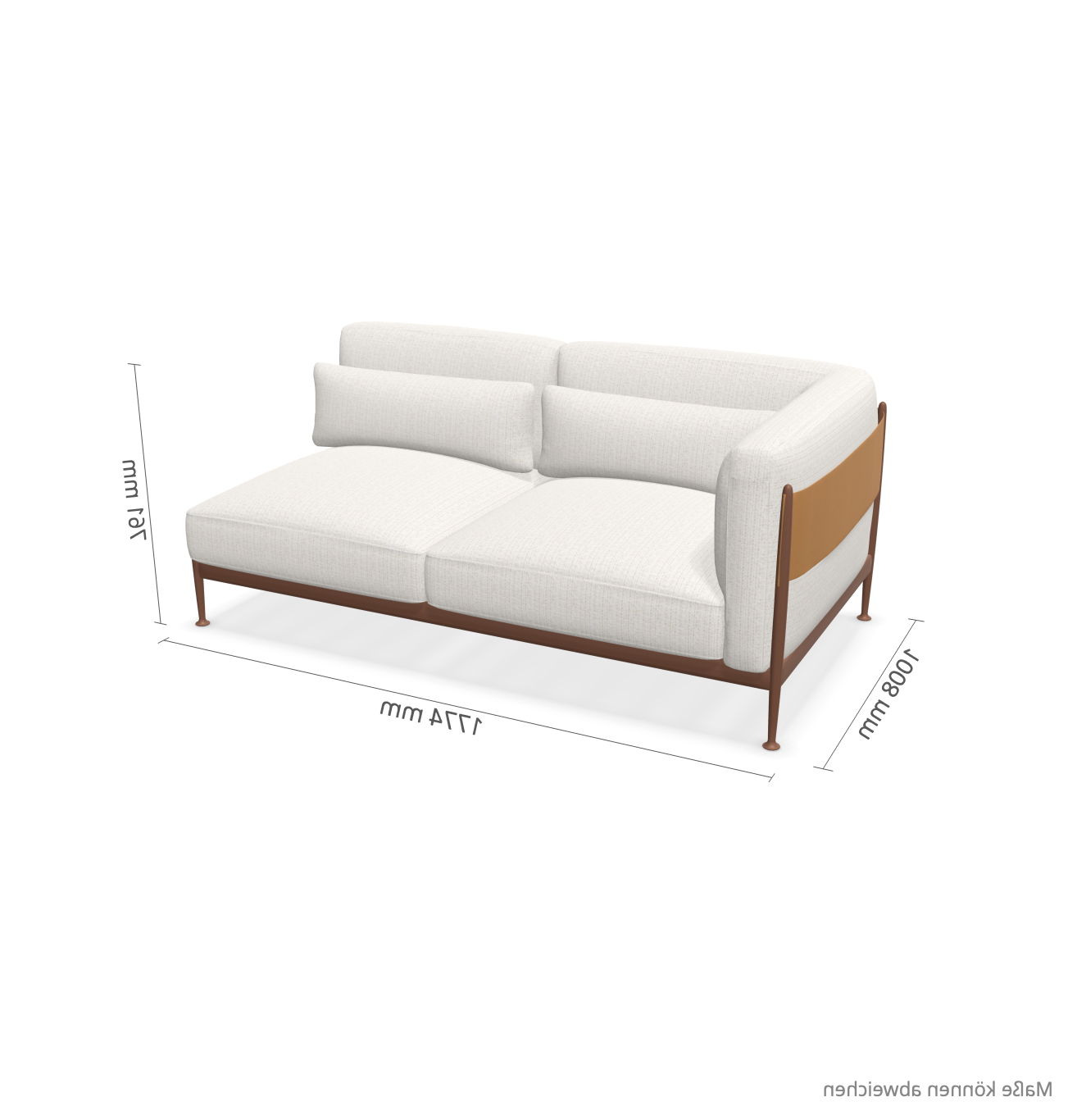 expormim I Obi Abschlusssofa rechts