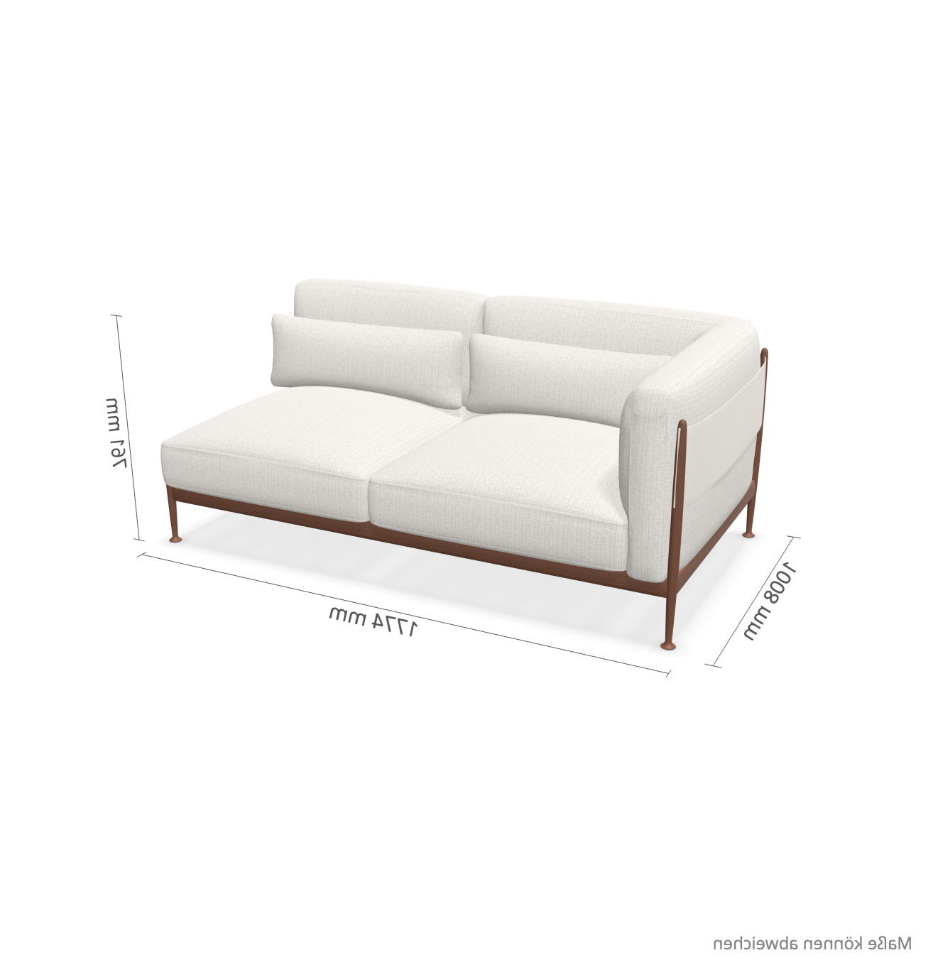 expormim I Obi Abschlusssofa rechts
