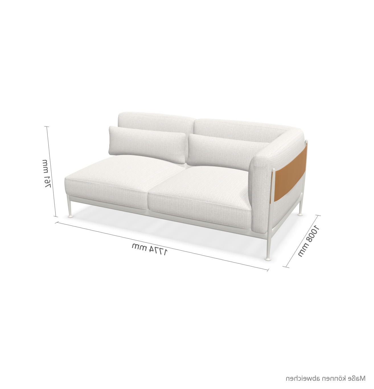 expormim I Obi Abschlusssofa rechts