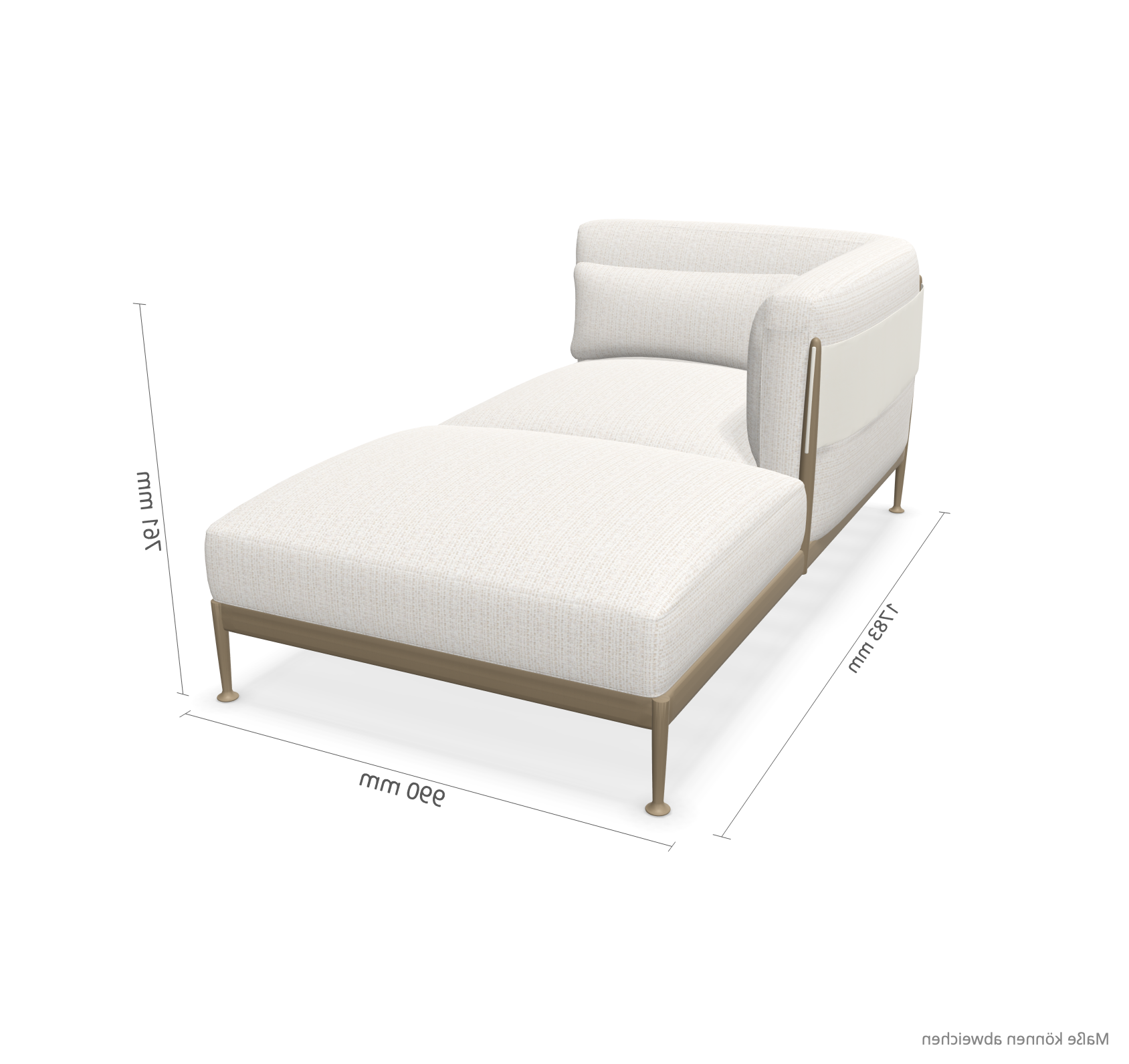 expormim I Obi Chaiselongue rechts
