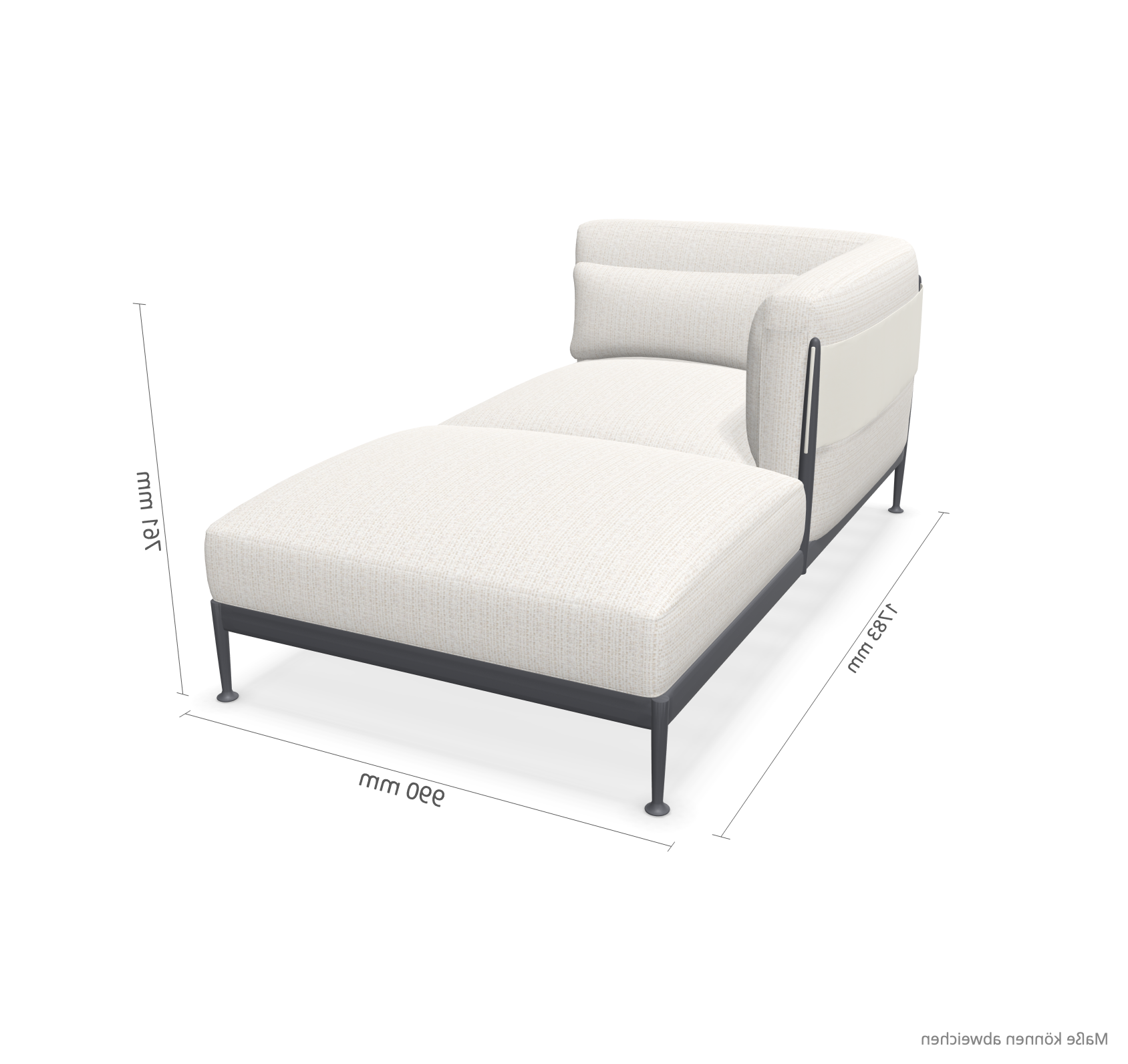 expormim I Obi Chaiselongue rechts