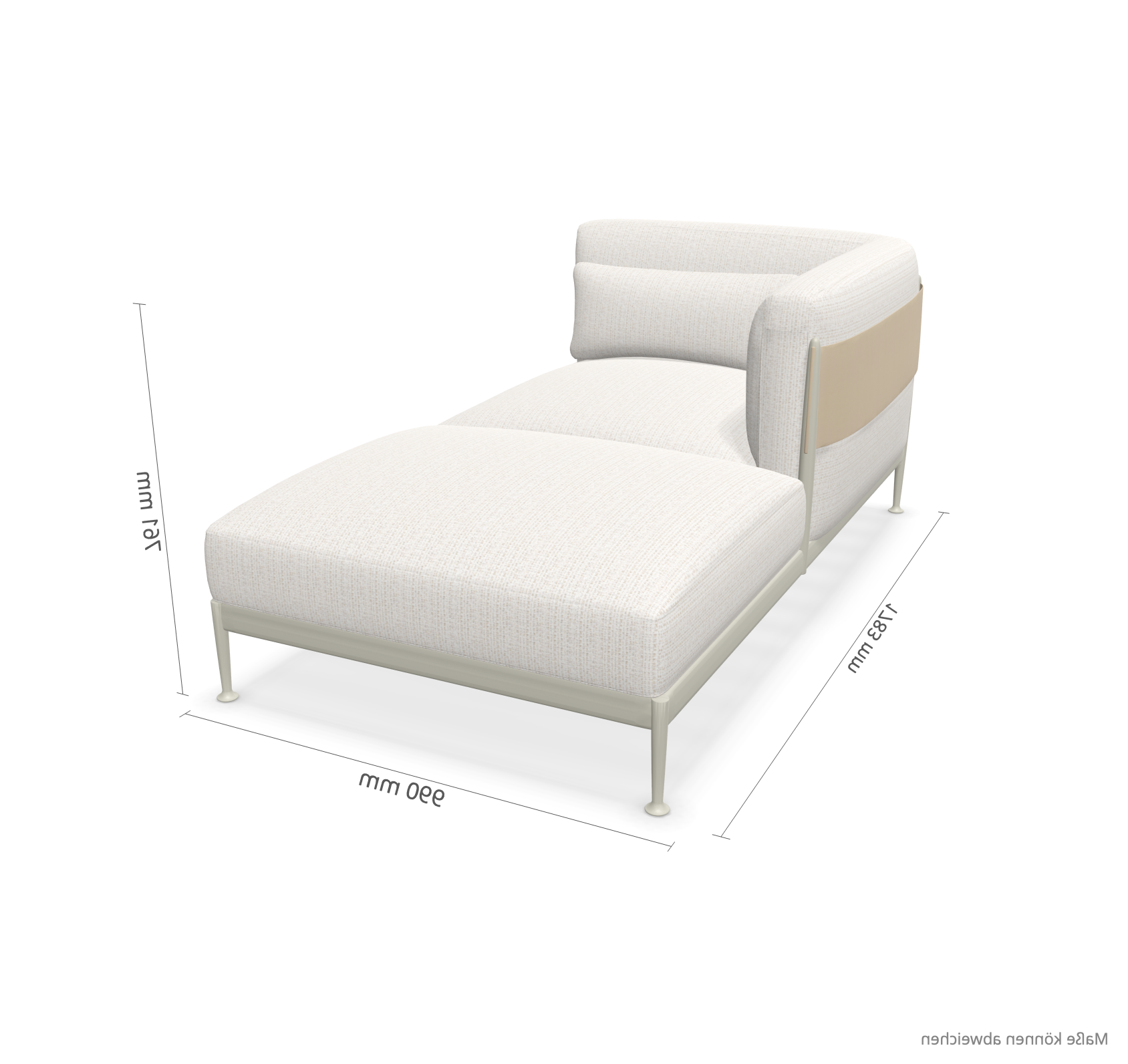 expormim I Obi Chaiselongue rechts