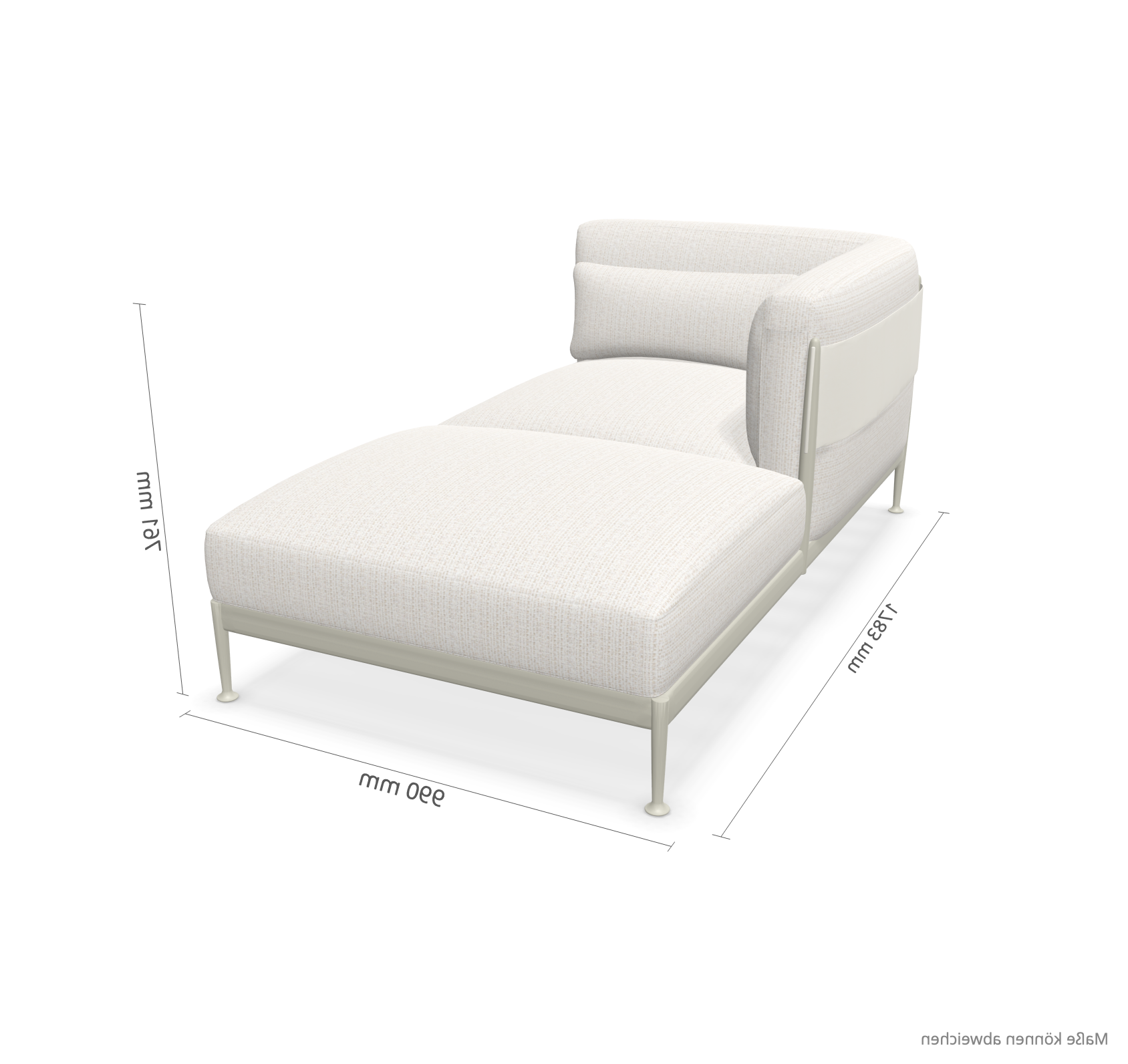 expormim I Obi Chaiselongue rechts