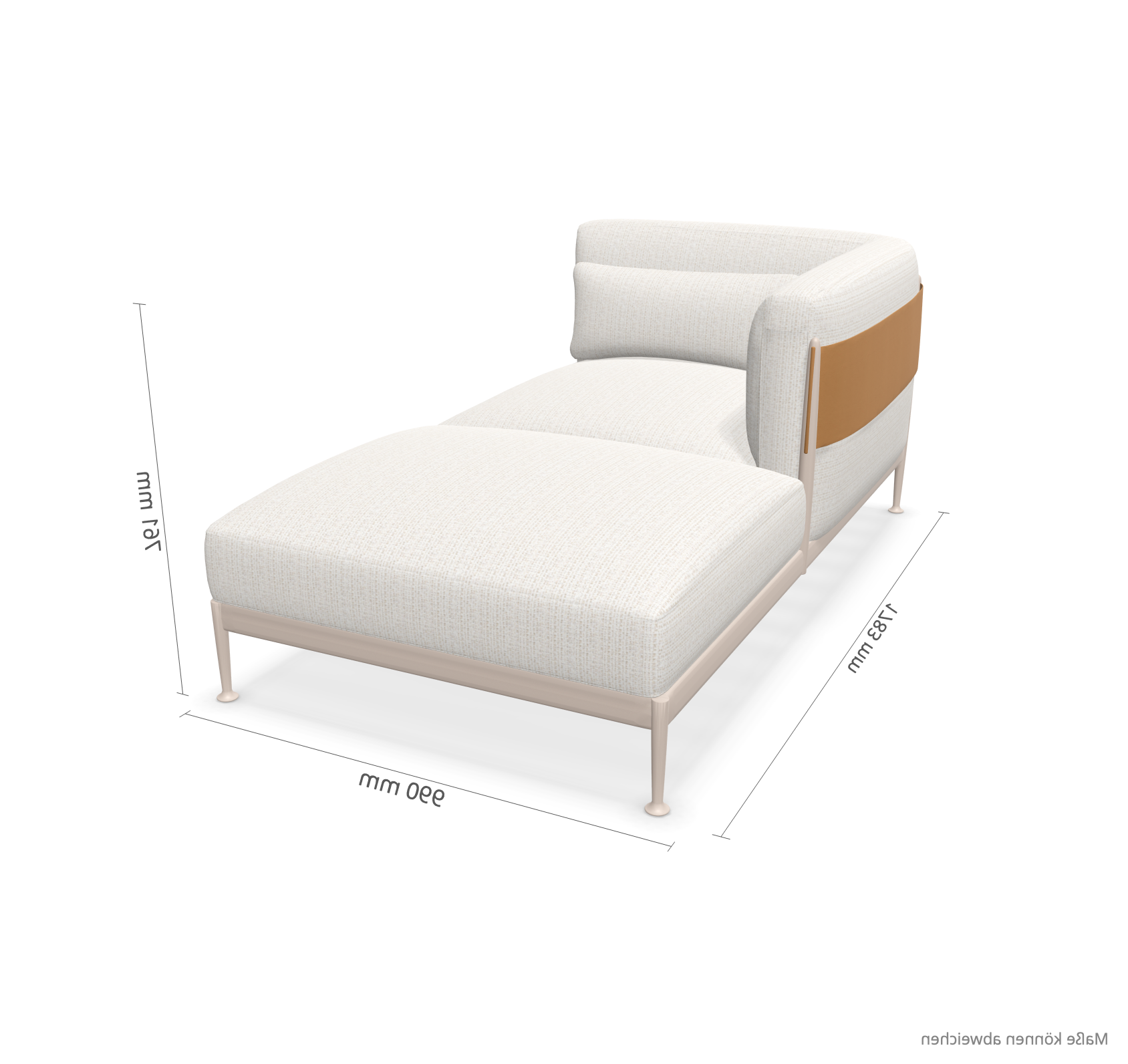expormim I Obi Chaiselongue rechts