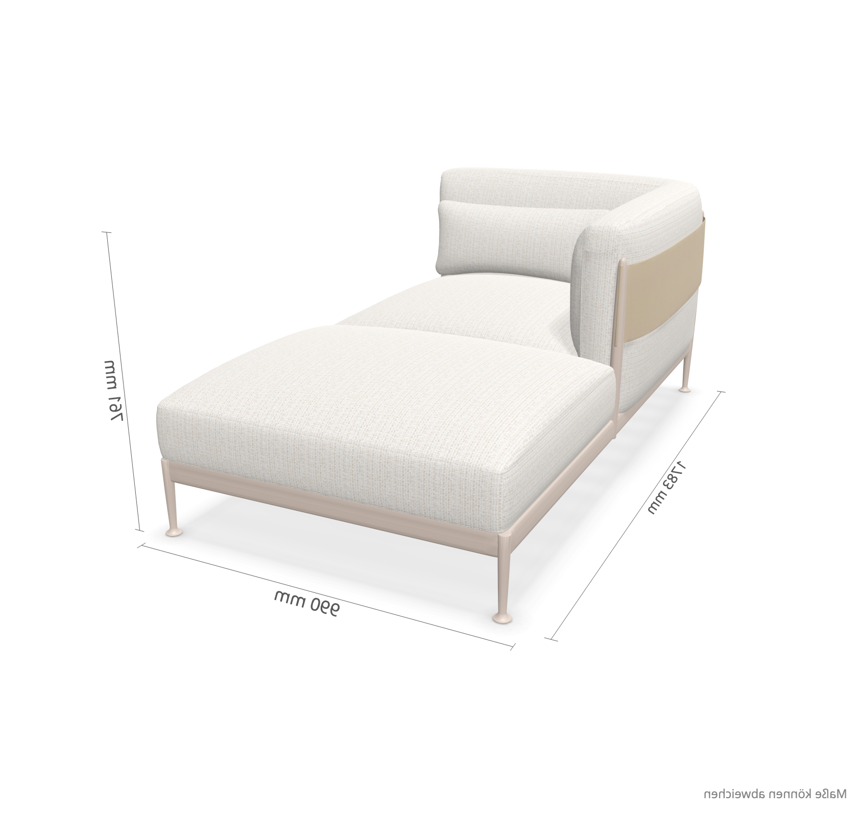 expormim I Obi Chaiselongue rechts