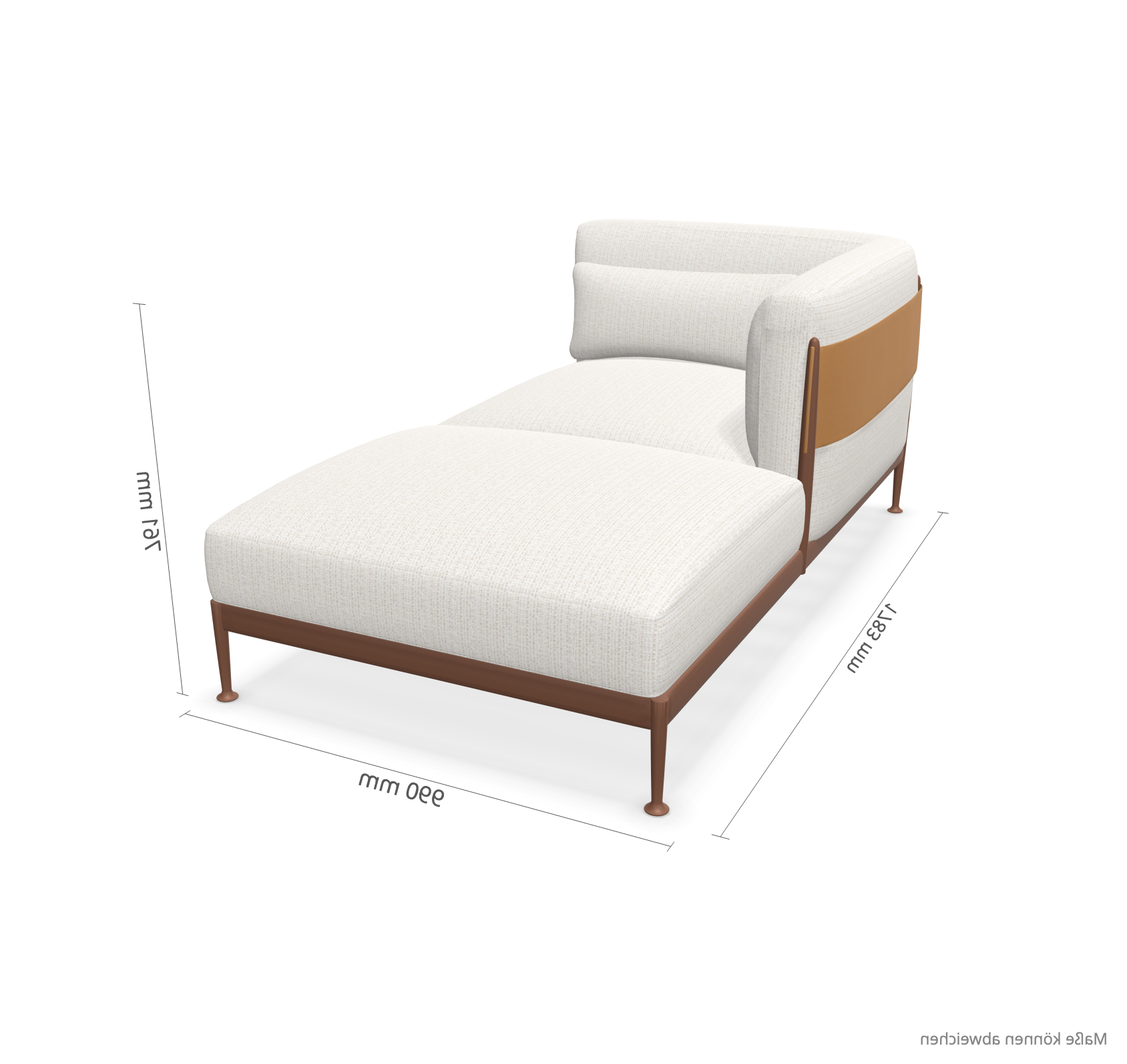 expormim I Obi Chaiselongue rechts