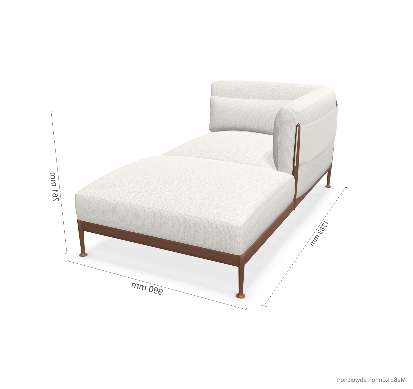 expormim I Obi Chaiselongue rechts