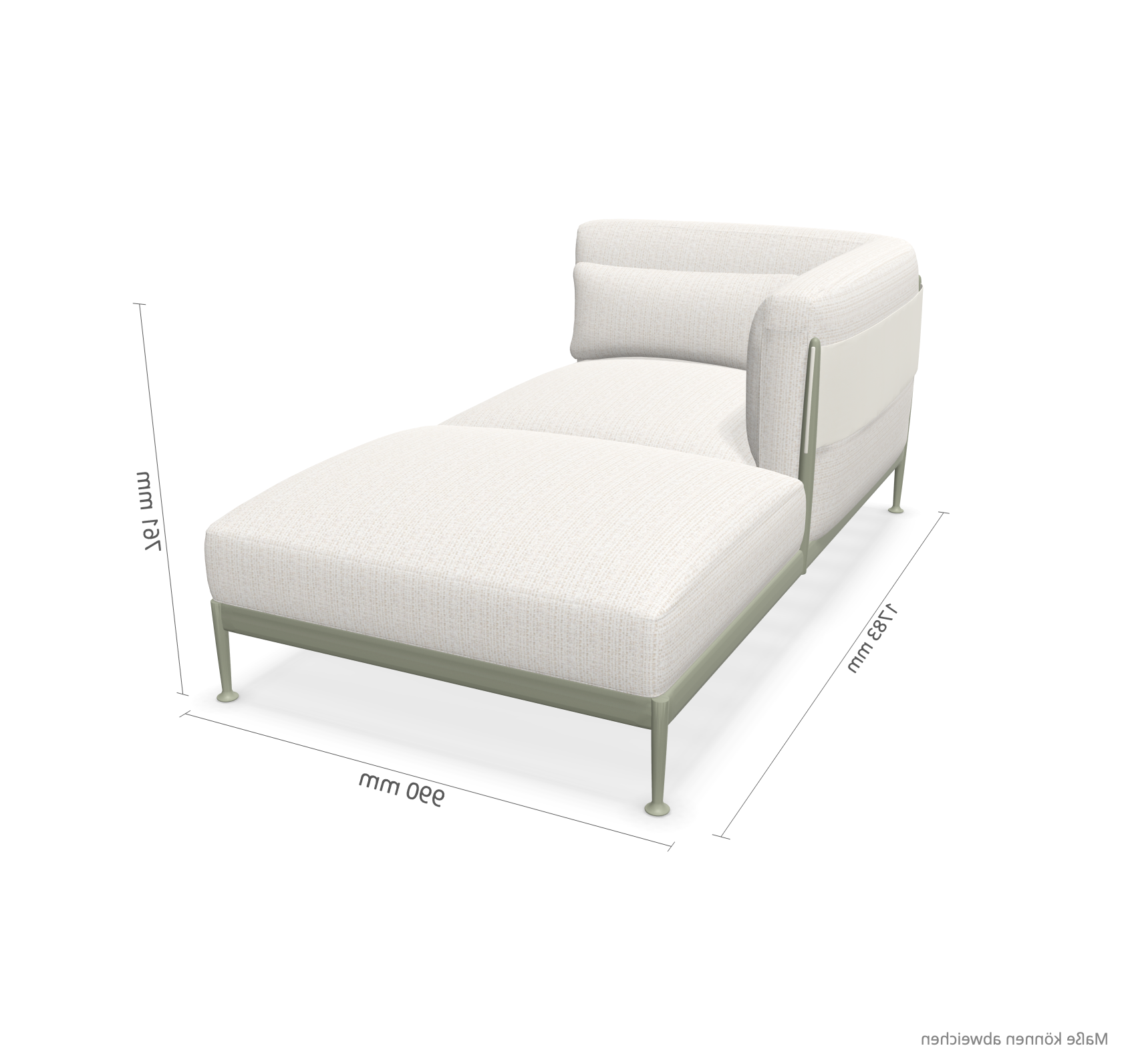 expormim I Obi Chaiselongue rechts