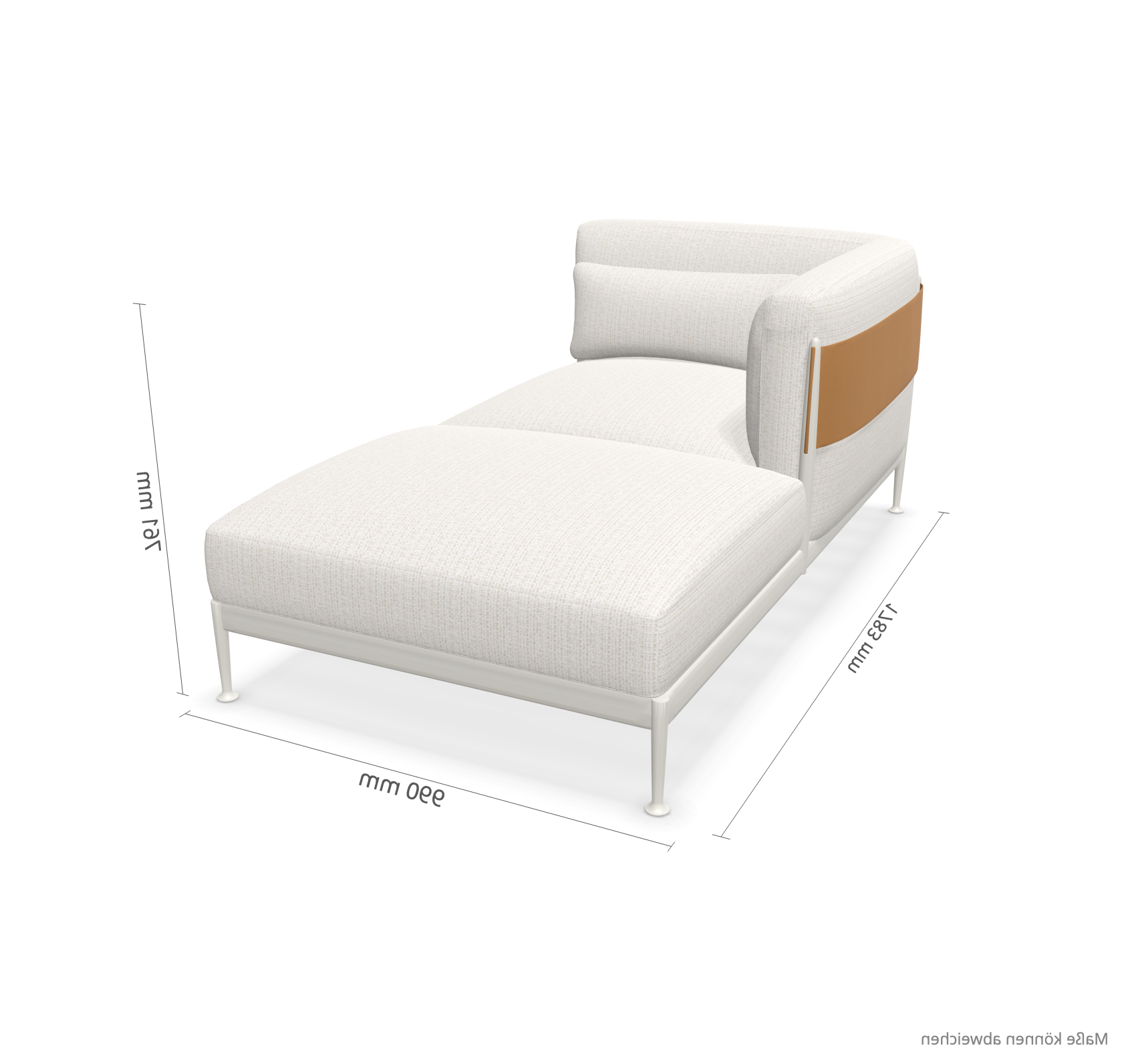 expormim I Obi Chaiselongue rechts