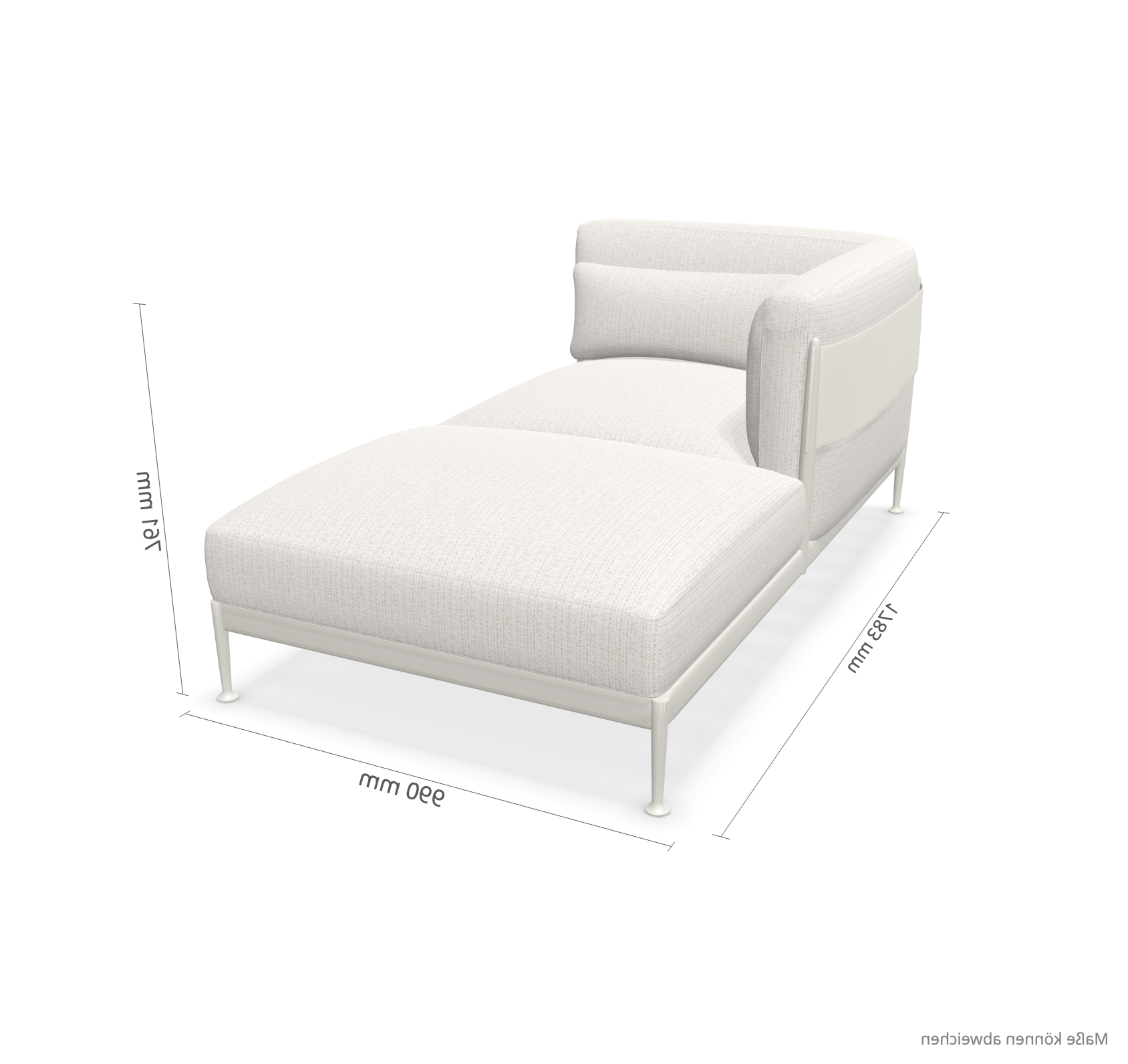 expormim I Obi Chaiselongue rechts