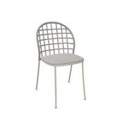 expormim I Petale Stuhl mit Seil im Gittermuster, 2er Set