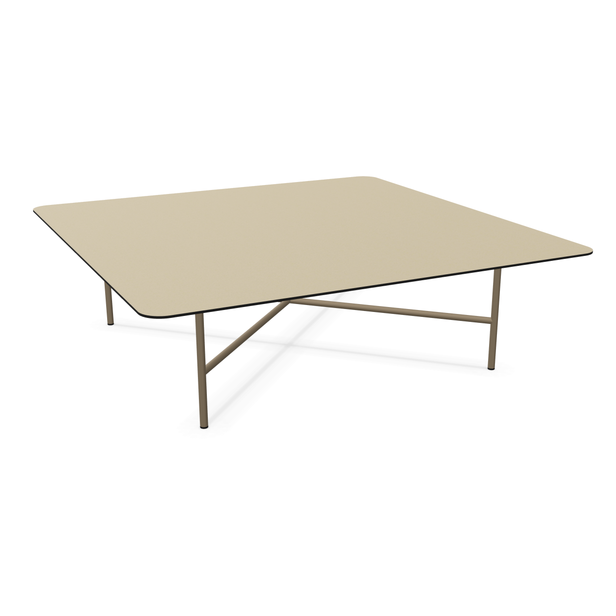 expormim I Grada niedriger Loungetisch 100 cm, quadratisch