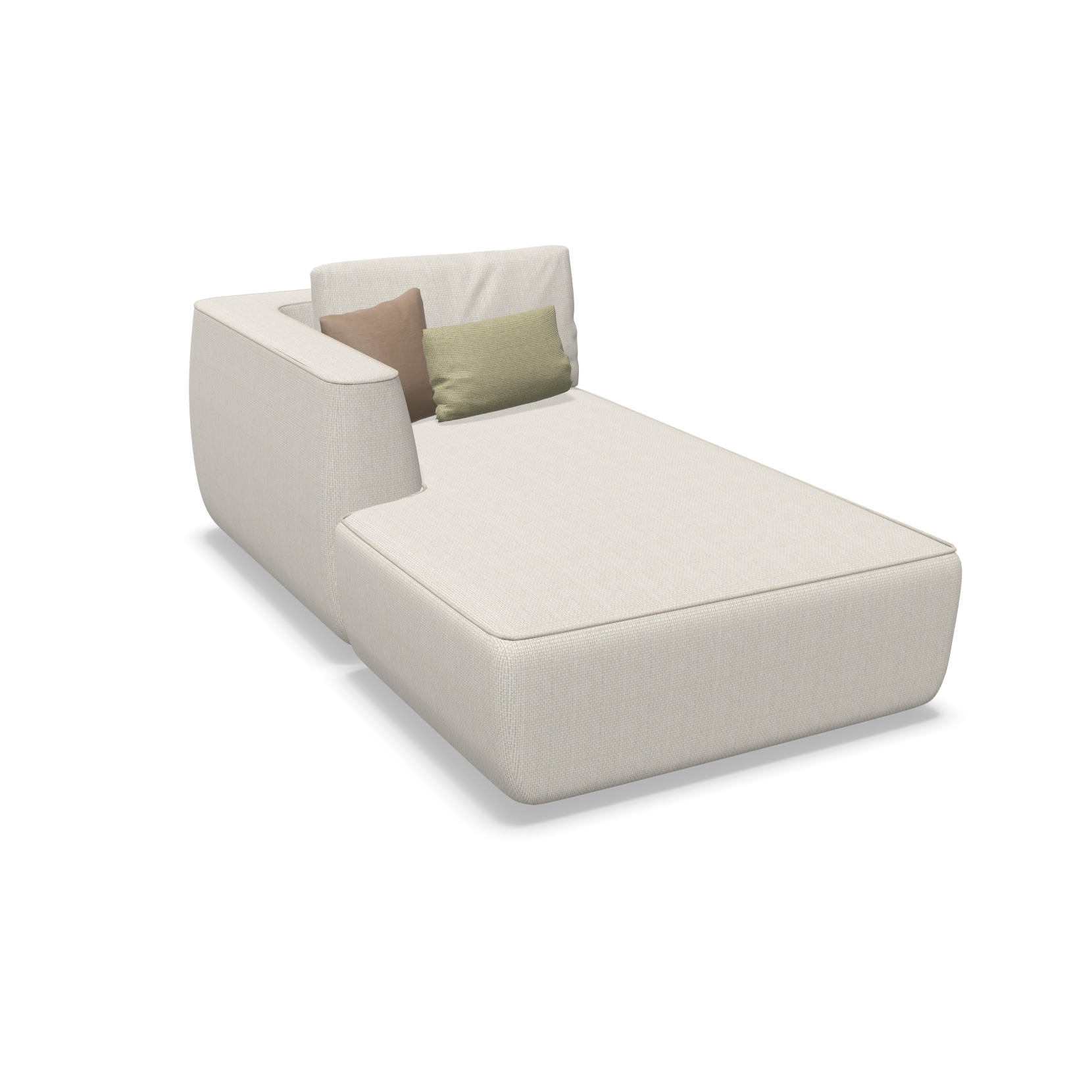 expormim | Plump Chaiselongue mit Armlehne links