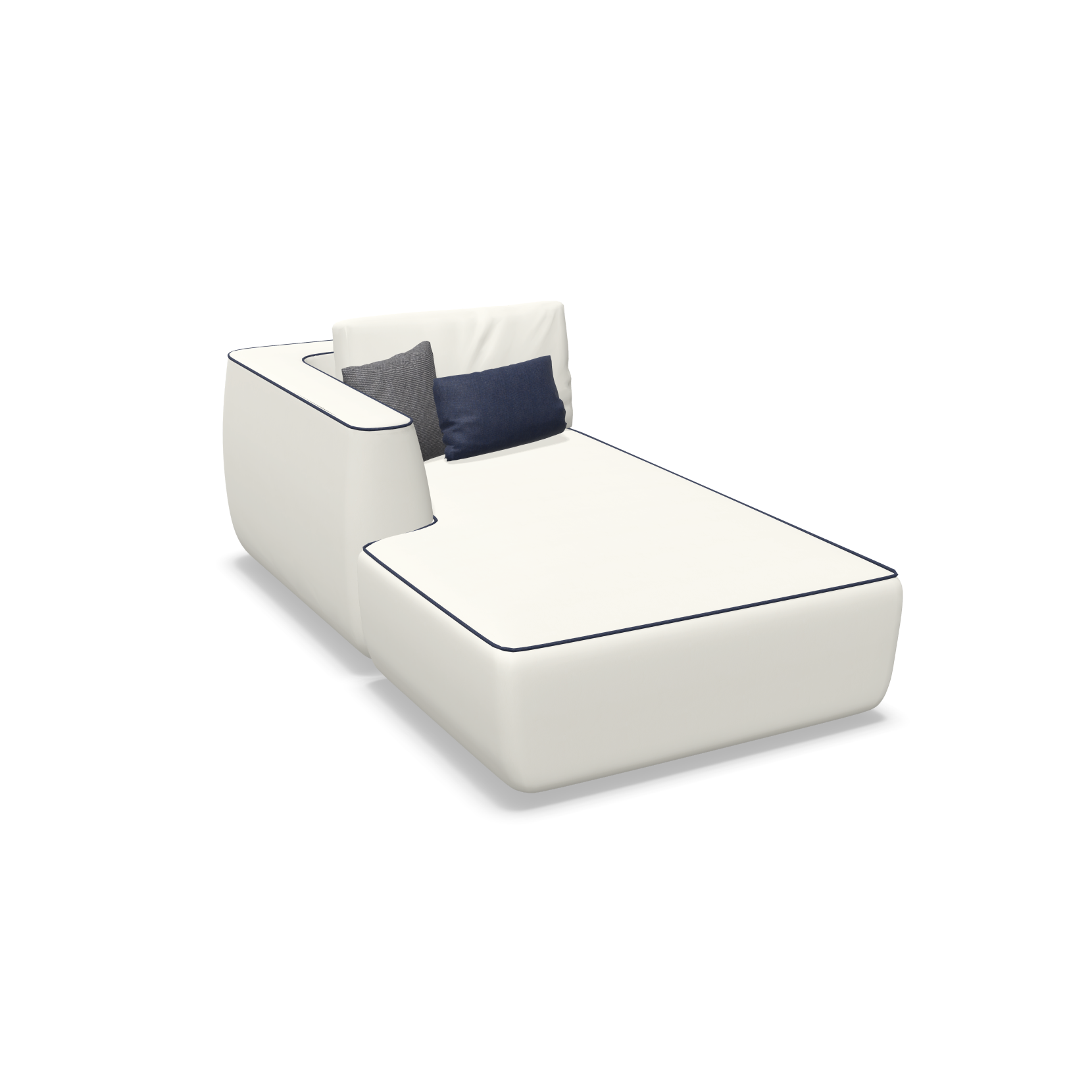 expormim | Plump Chaiselongue mit Armlehne links