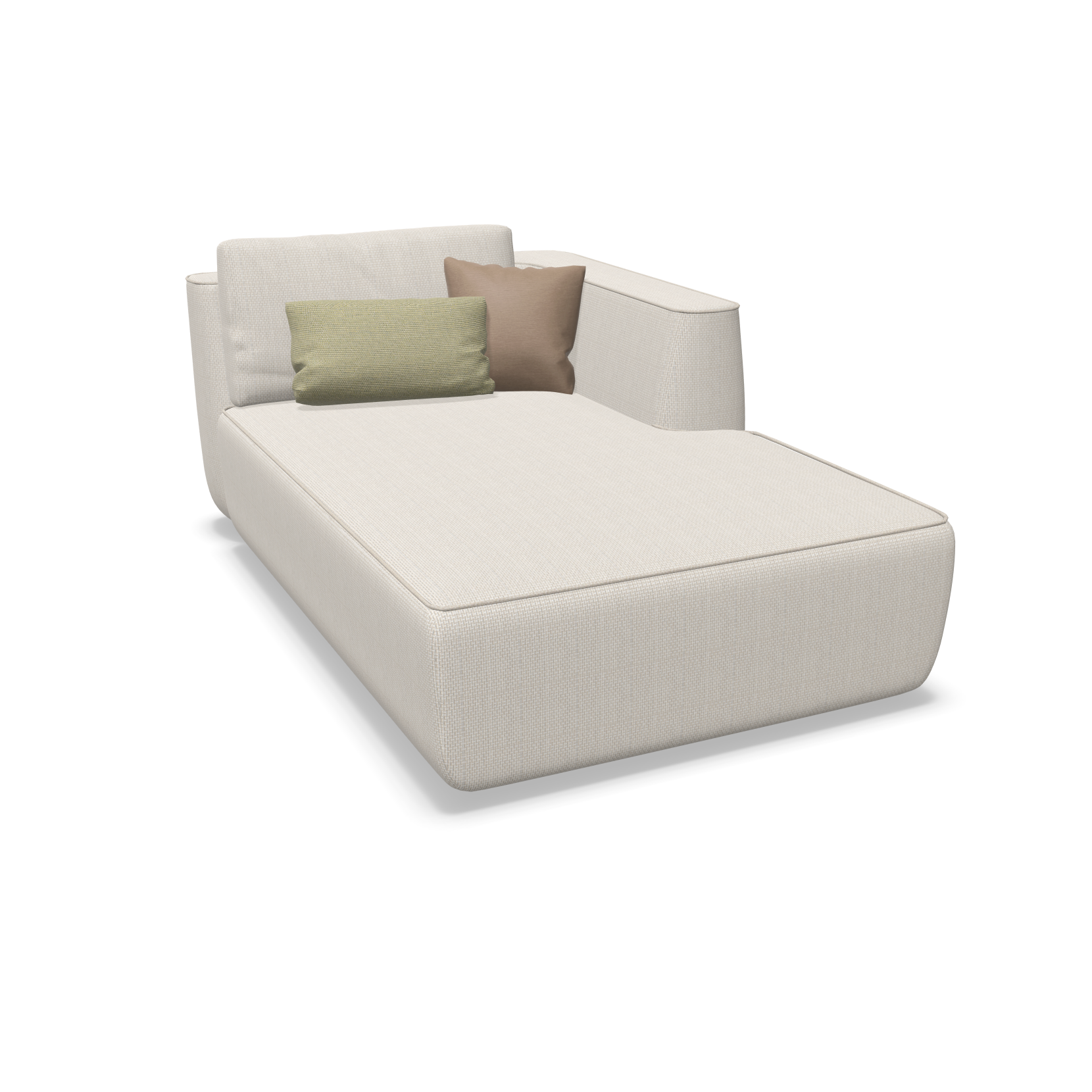 expormim I Plump Chaiselongue mit Armlehne rechts