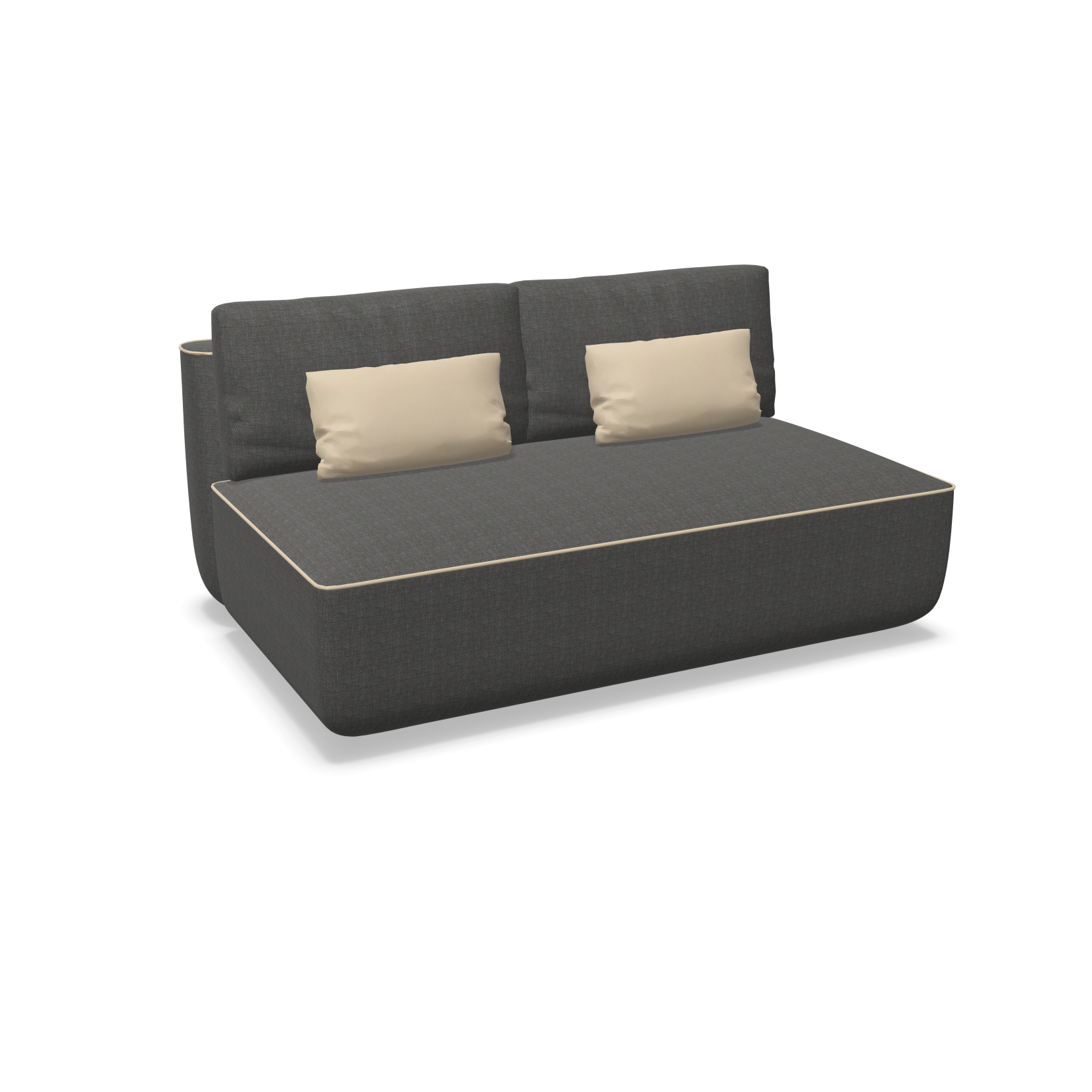 expormim I Plump doppeltes Zentralmodul ohne Armlehnen