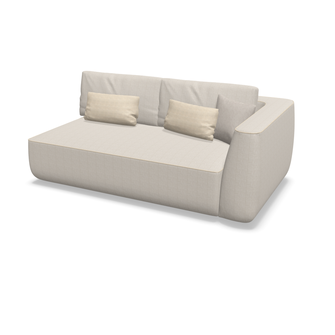 expormim I Plump Abschlusssofa rechts