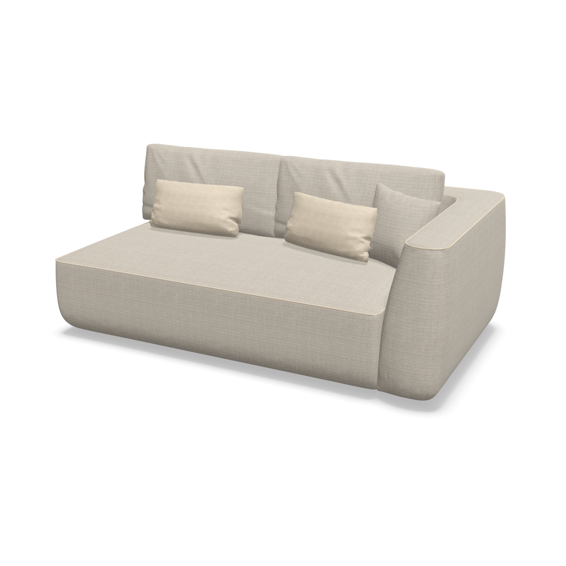 expormim I Plump Abschlusssofa rechts