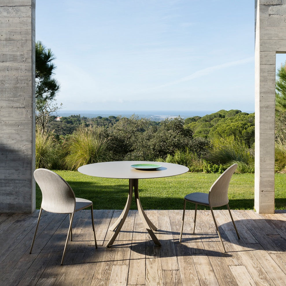 expormim I Falcata dining table 120 cm, round