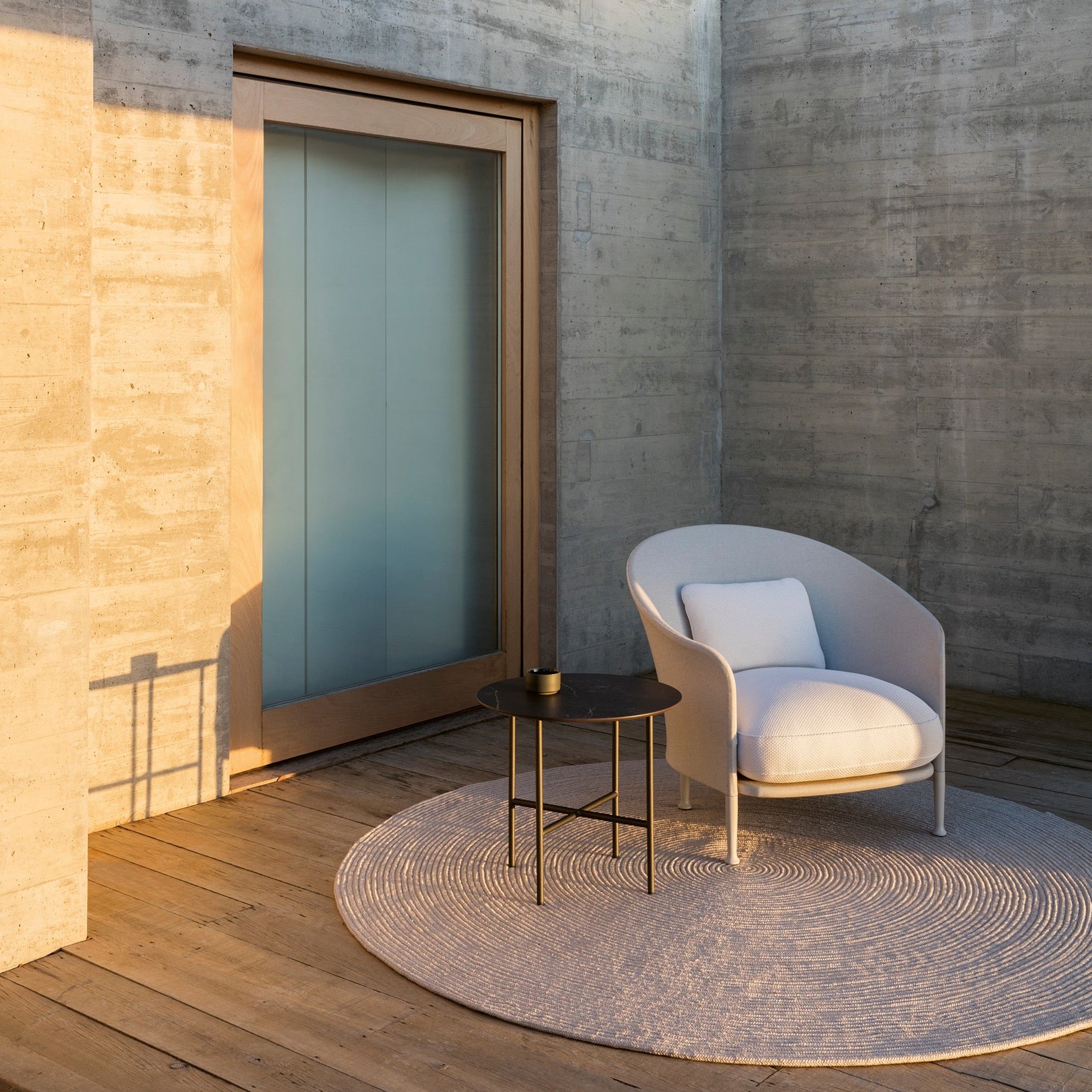 expormim I Espiral round outdoor rug 200 cm, round