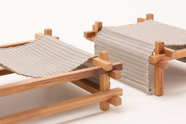 Gandia Blasco I Hos Loungestuhl mit Hocker