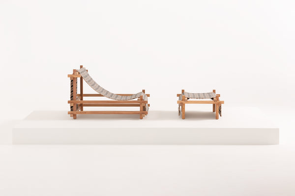 Gandia Blasco I Hos Loungestuhl mit Hocker