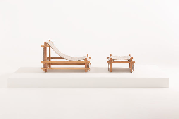 Gandia Blasco I Hos Loungestuhl mit Hocker