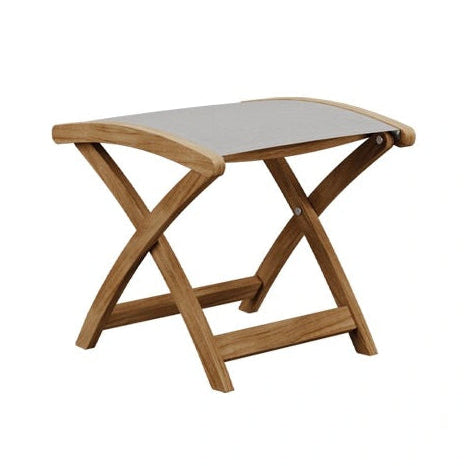Traditional teak I Kate footstool