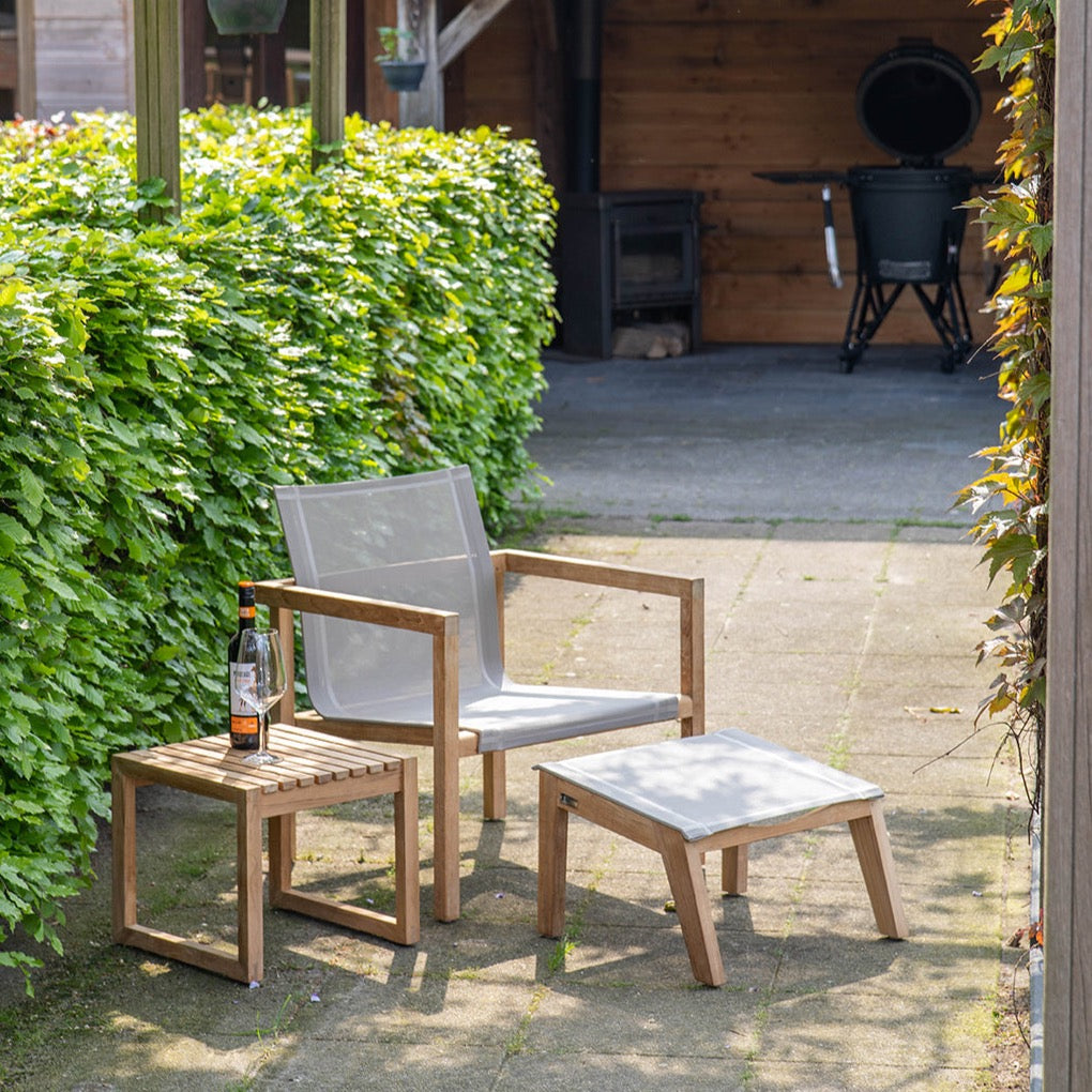Traditional Teak I Maxima Beistelltisch 40 cm, quadratisch