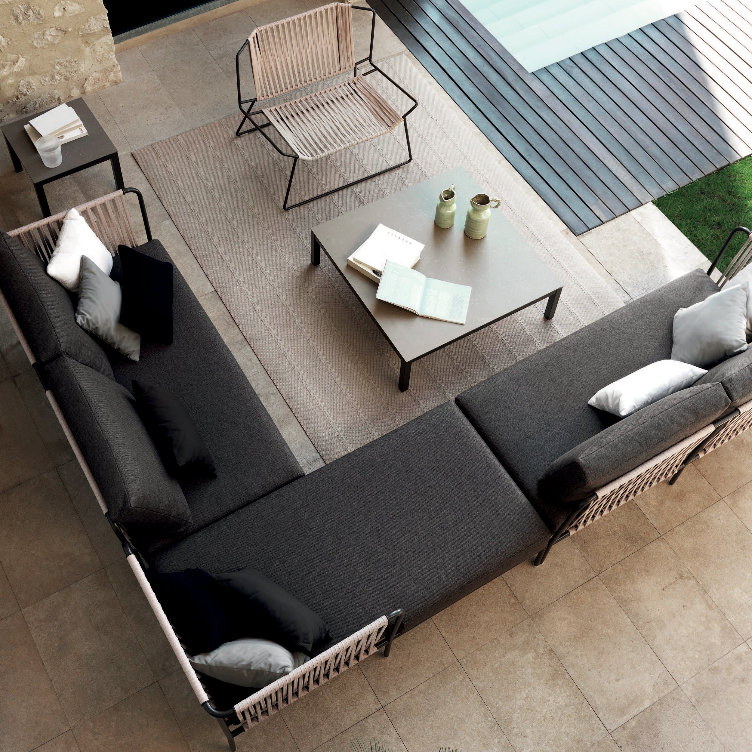 expormim I Nido Chaiselongue mit Armlehne links 170 cm